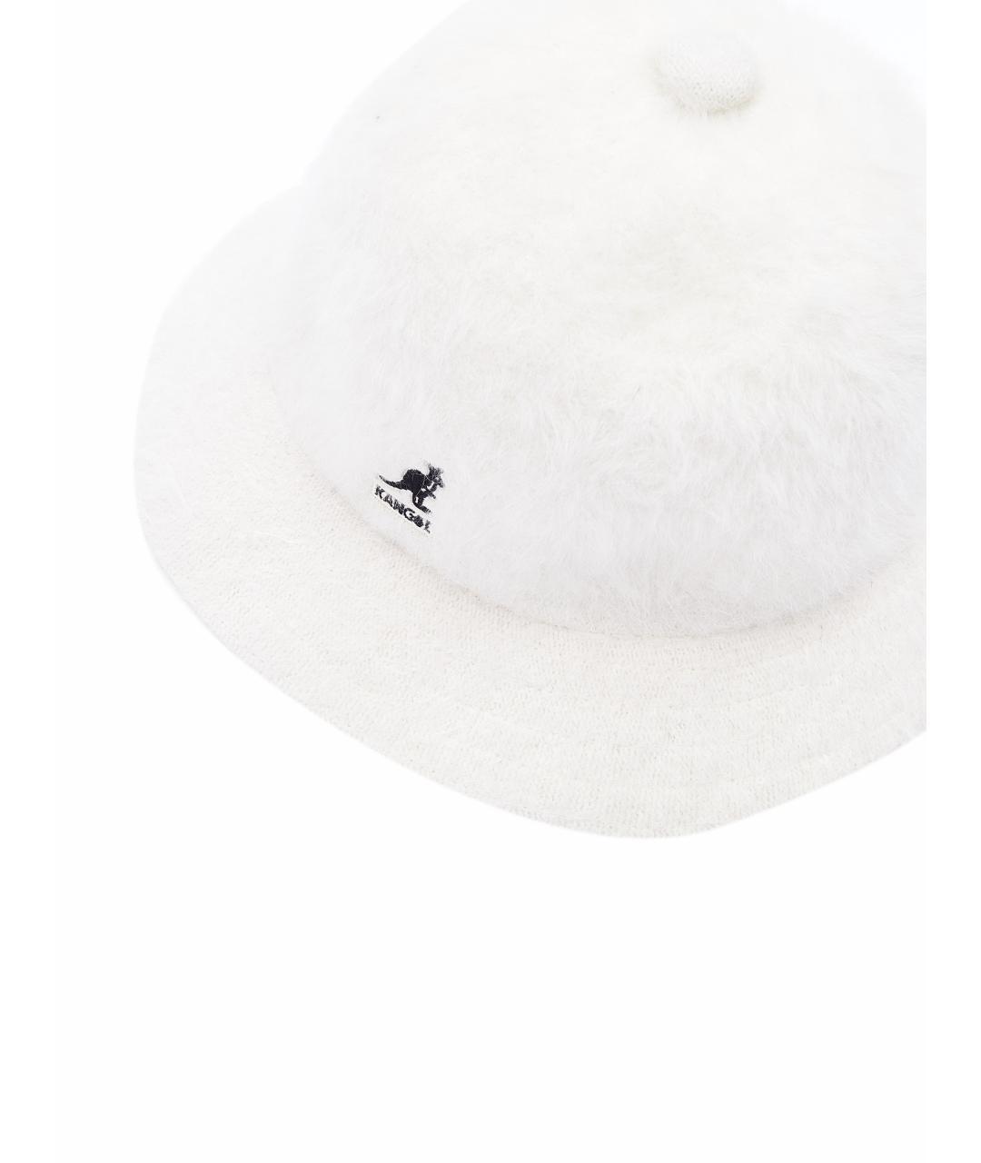 Kangol Белая шерстяная шляпа, фото 6