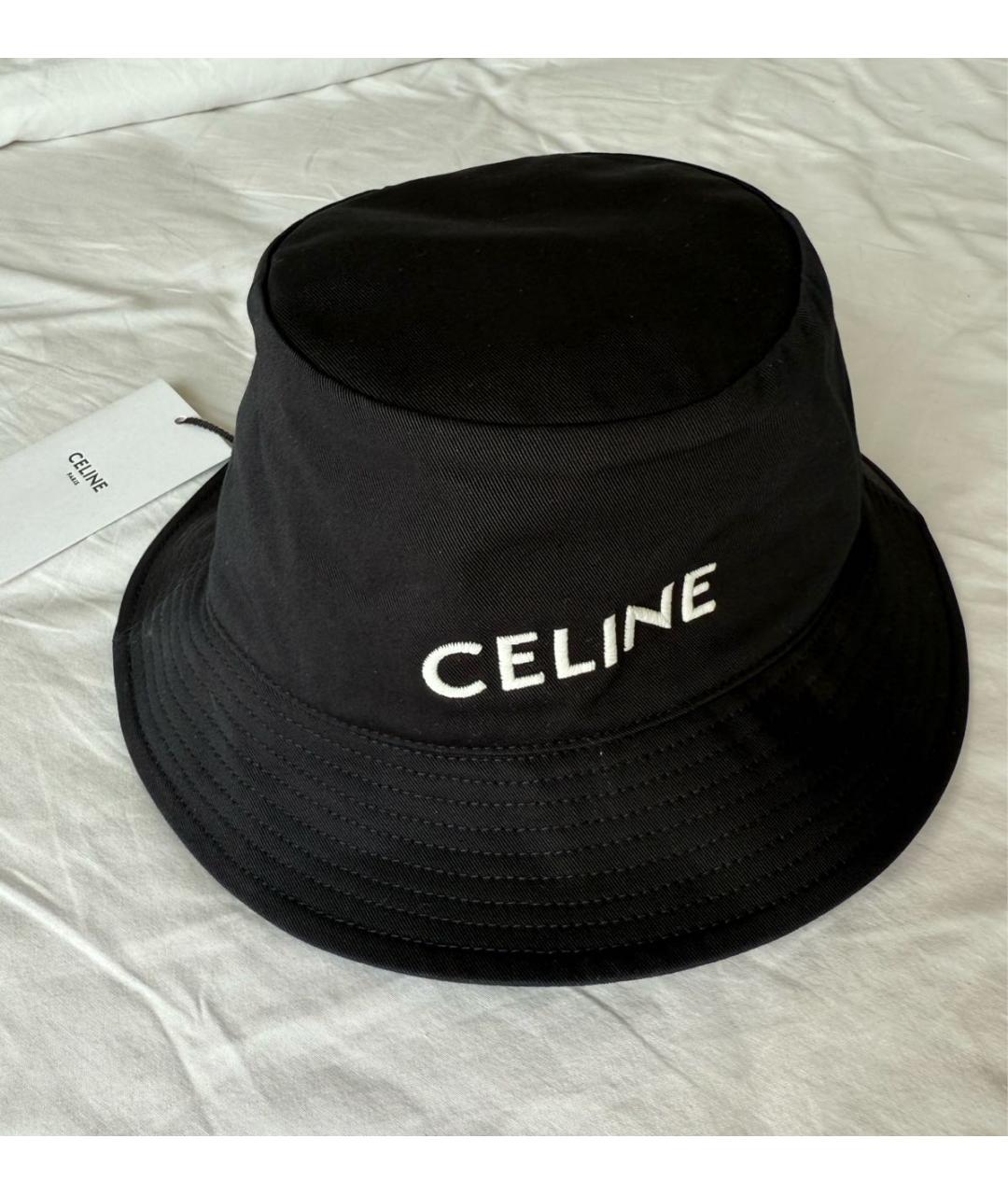 CELINE Черная панама, фото 6