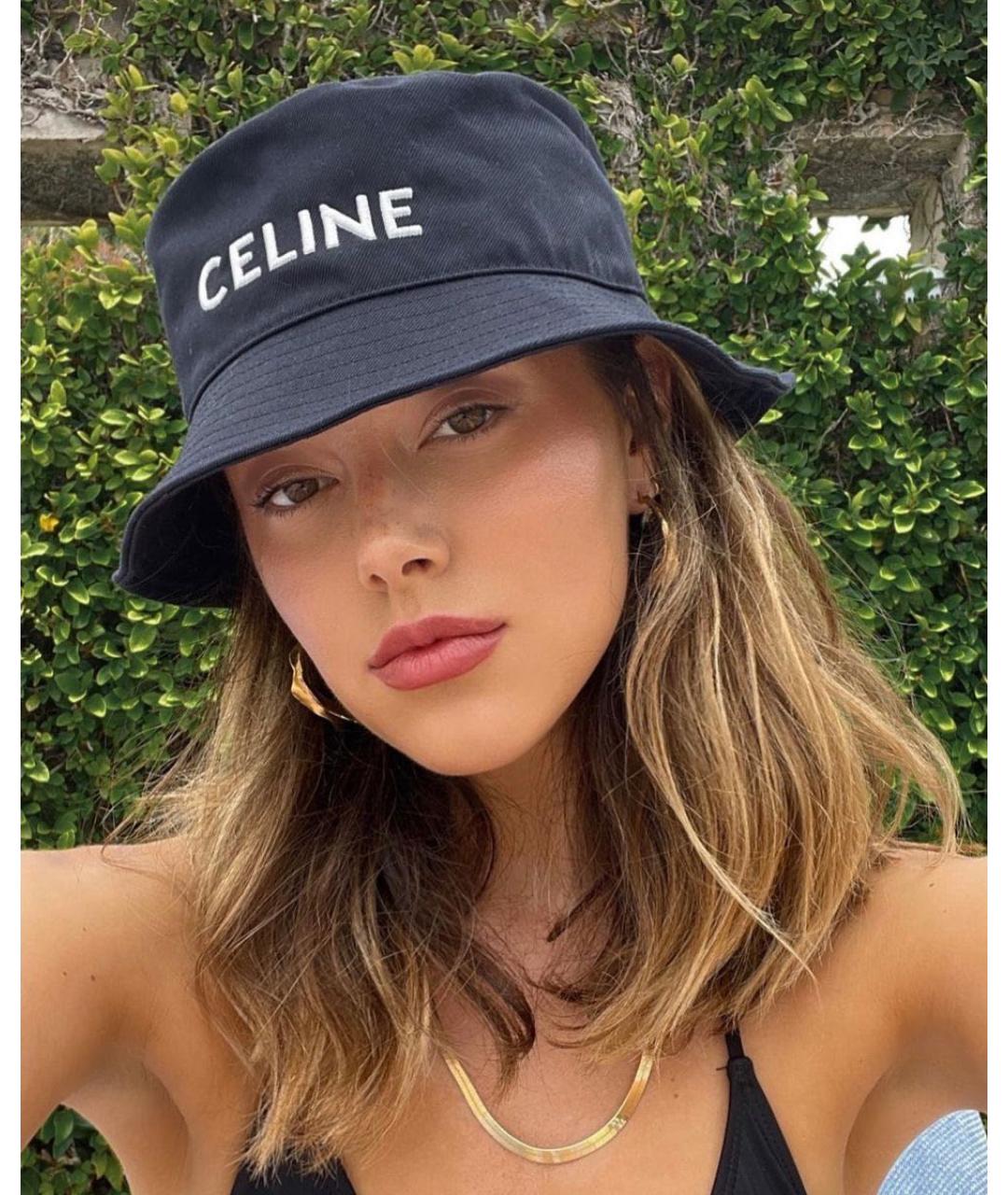 CELINE Черная панама, фото 5