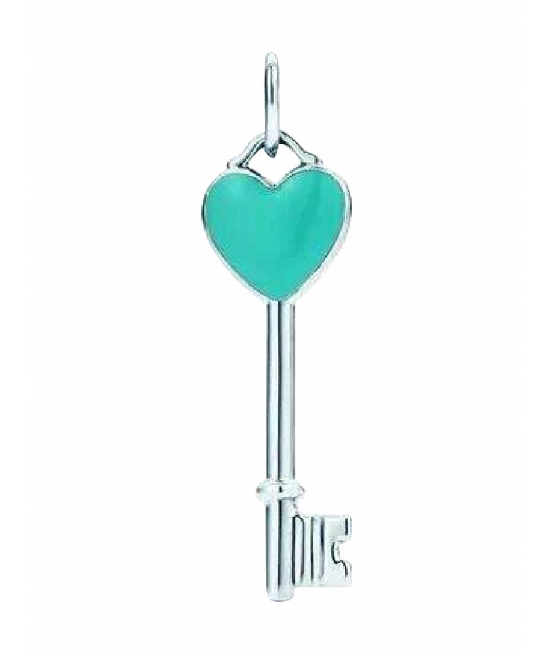 TIFFANY&CO Бирюзовый серебряный кулон, фото 1
