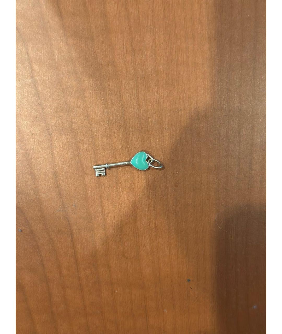 TIFFANY&CO Бирюзовый серебряный кулон, фото 2