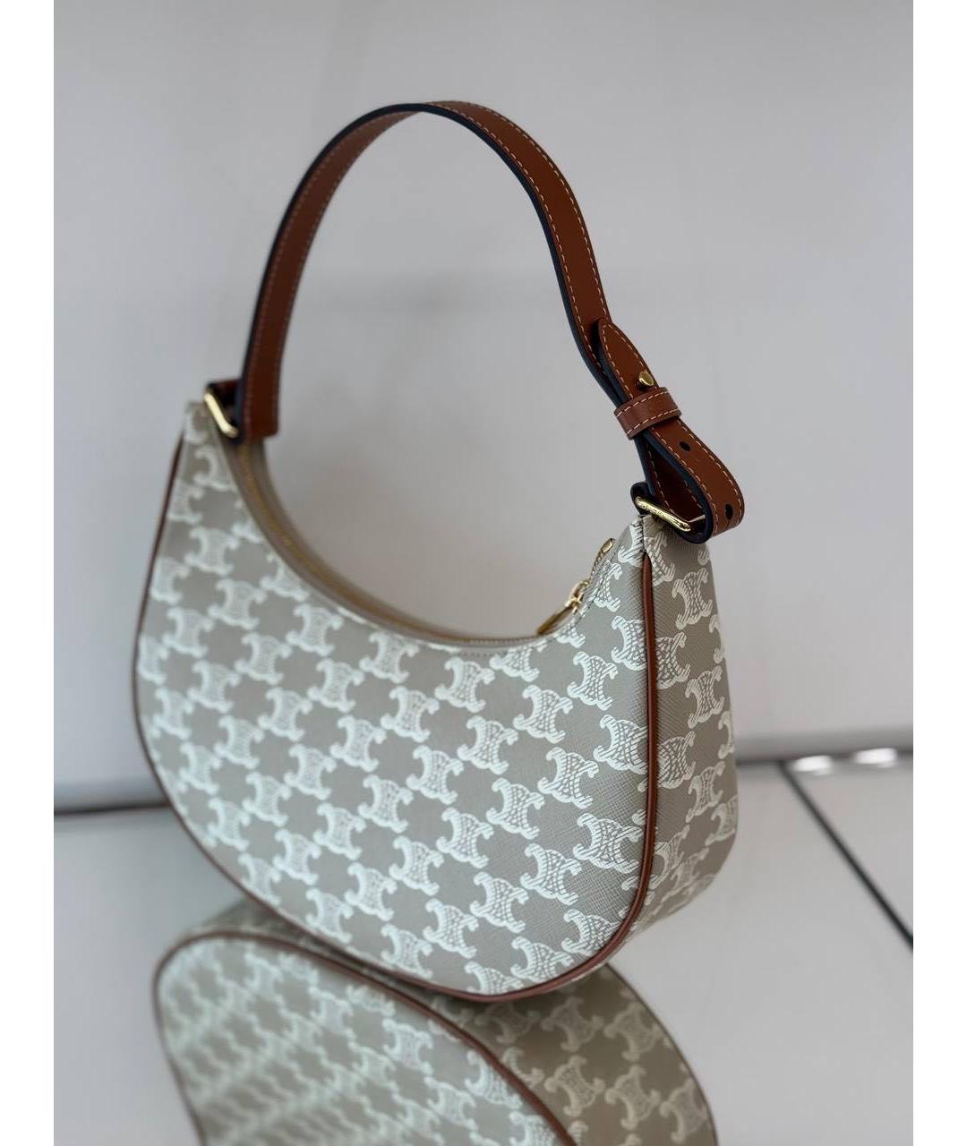 CELINE Бежевая сумка с короткими ручками, фото 2