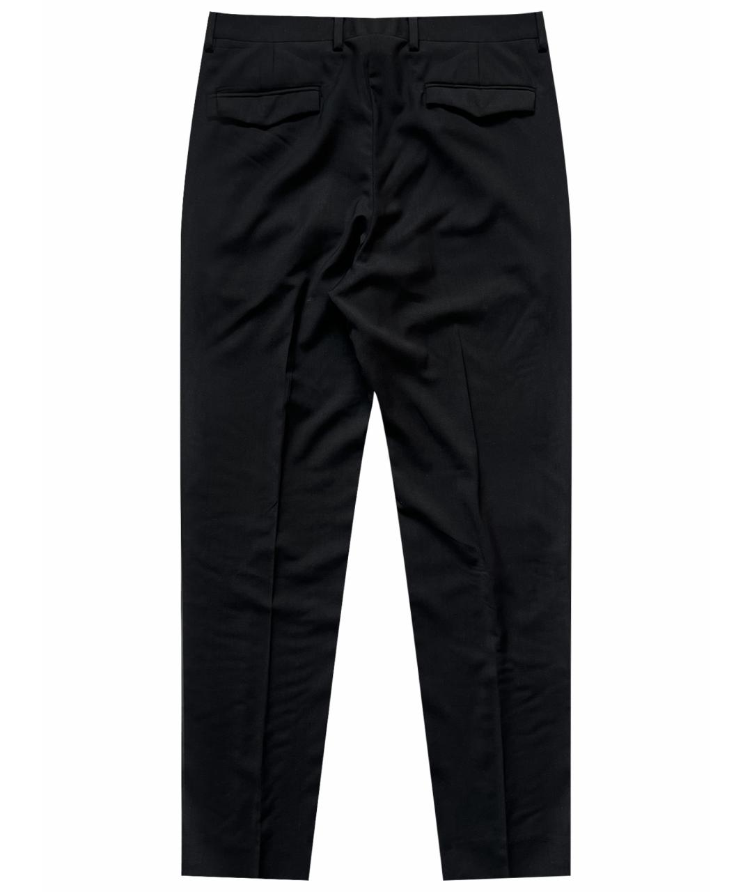 DIOR HOMME Черные шерстяные классические брюки, фото 14