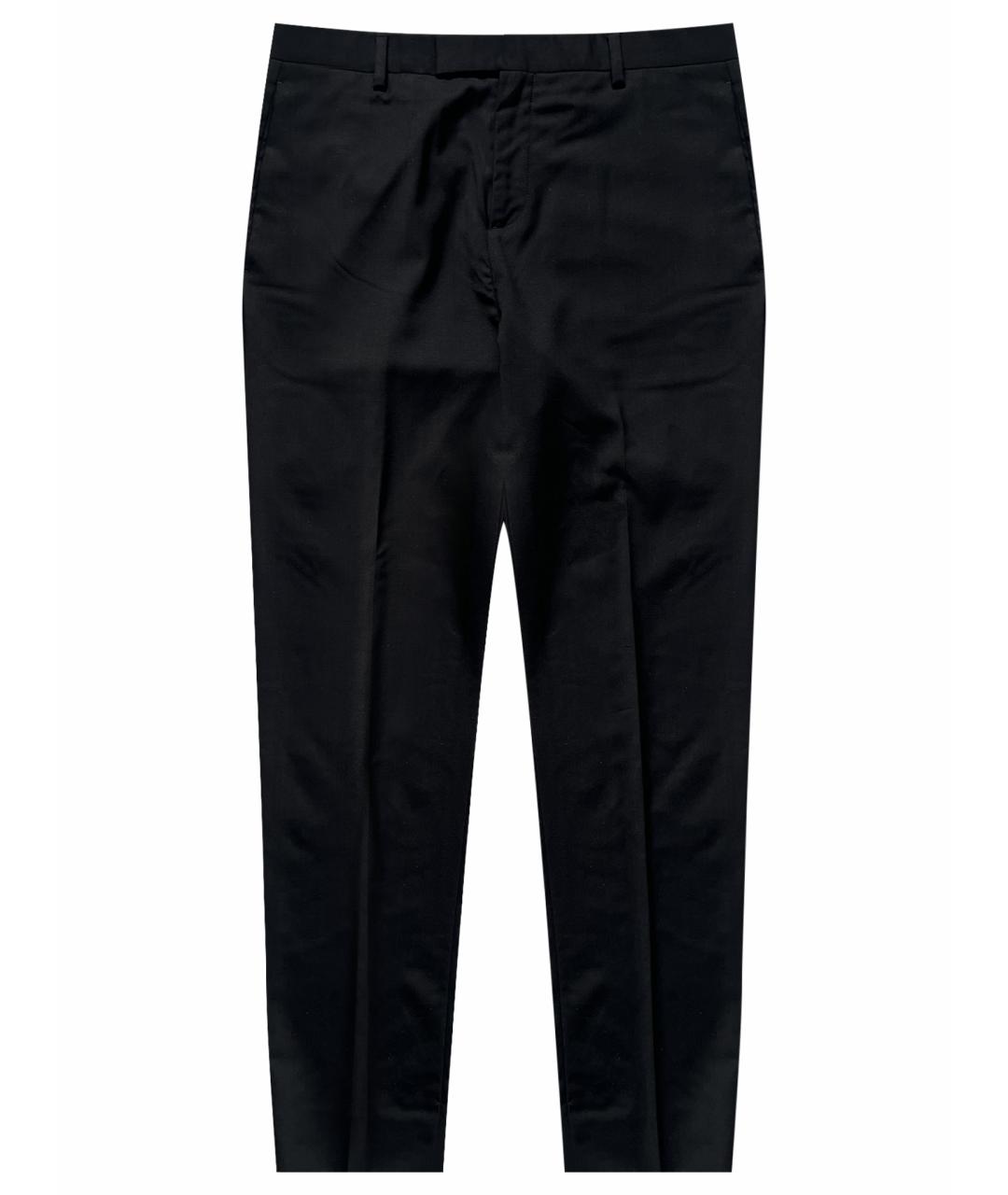DIOR HOMME Черные шерстяные классические брюки, фото 16