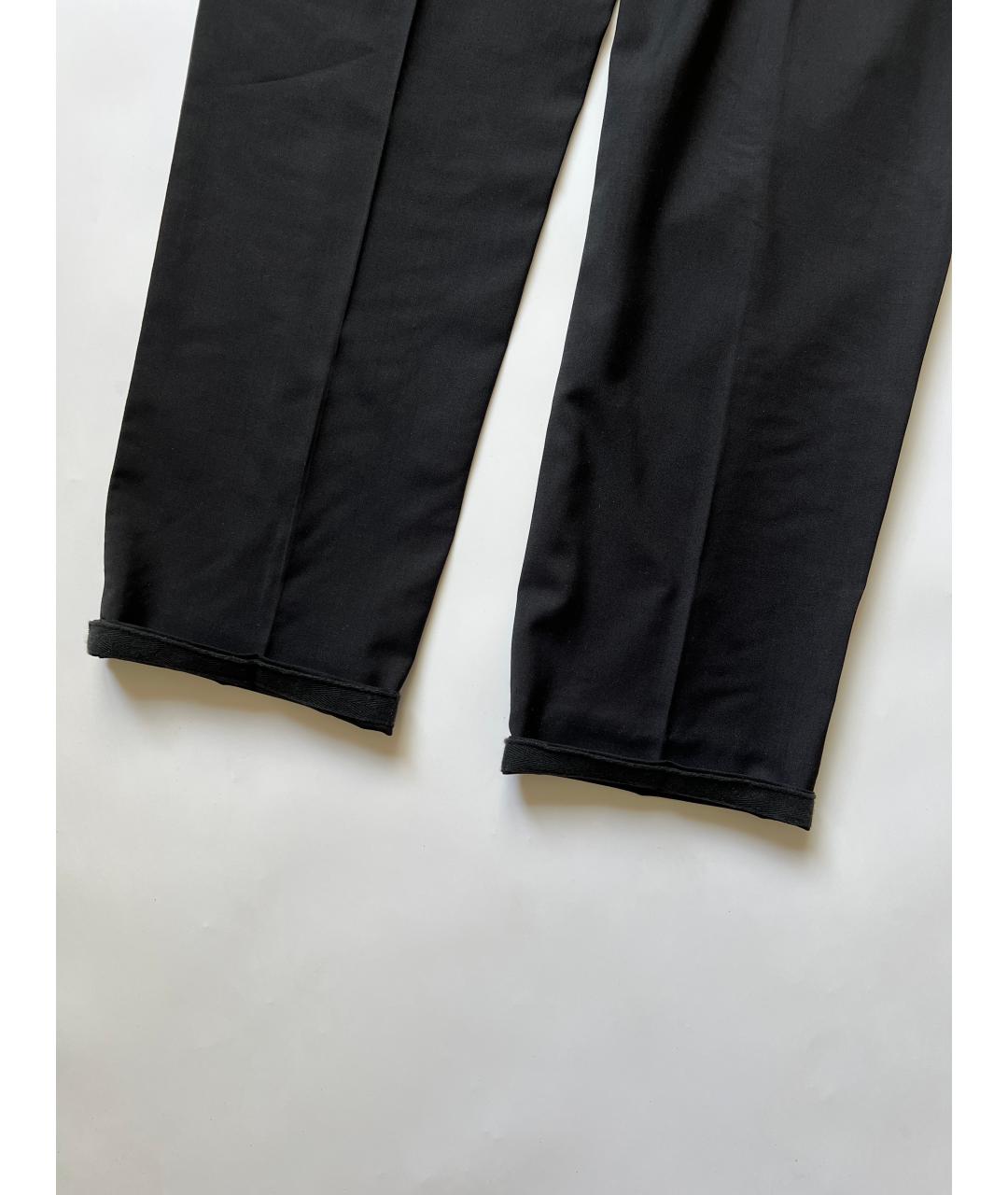 DIOR HOMME Черные шерстяные классические брюки, фото 7