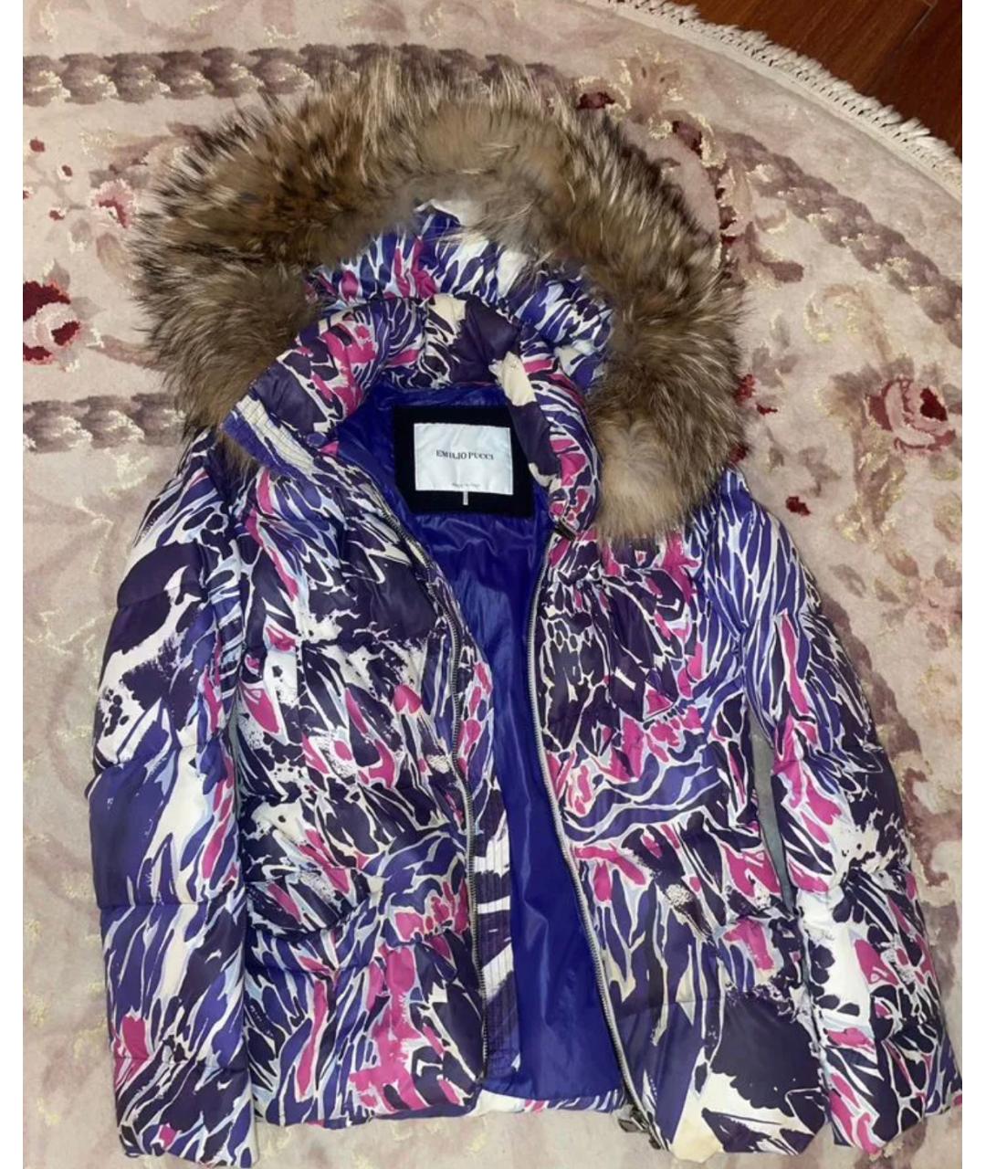 EMILIO PUCCI Фиолетовый пуховик, фото 5