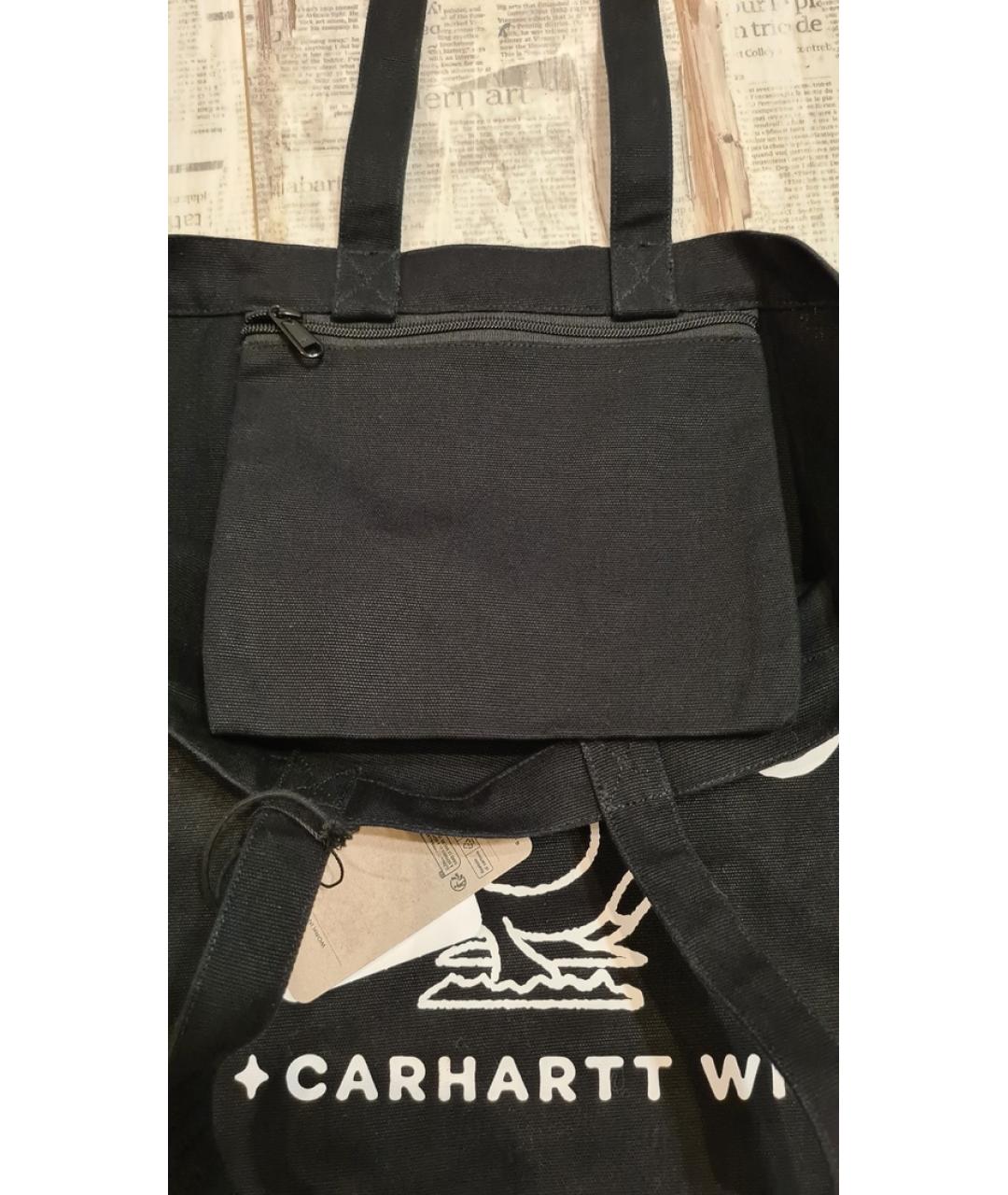 CARHARTT WIP Черная сумка тоут, фото 8