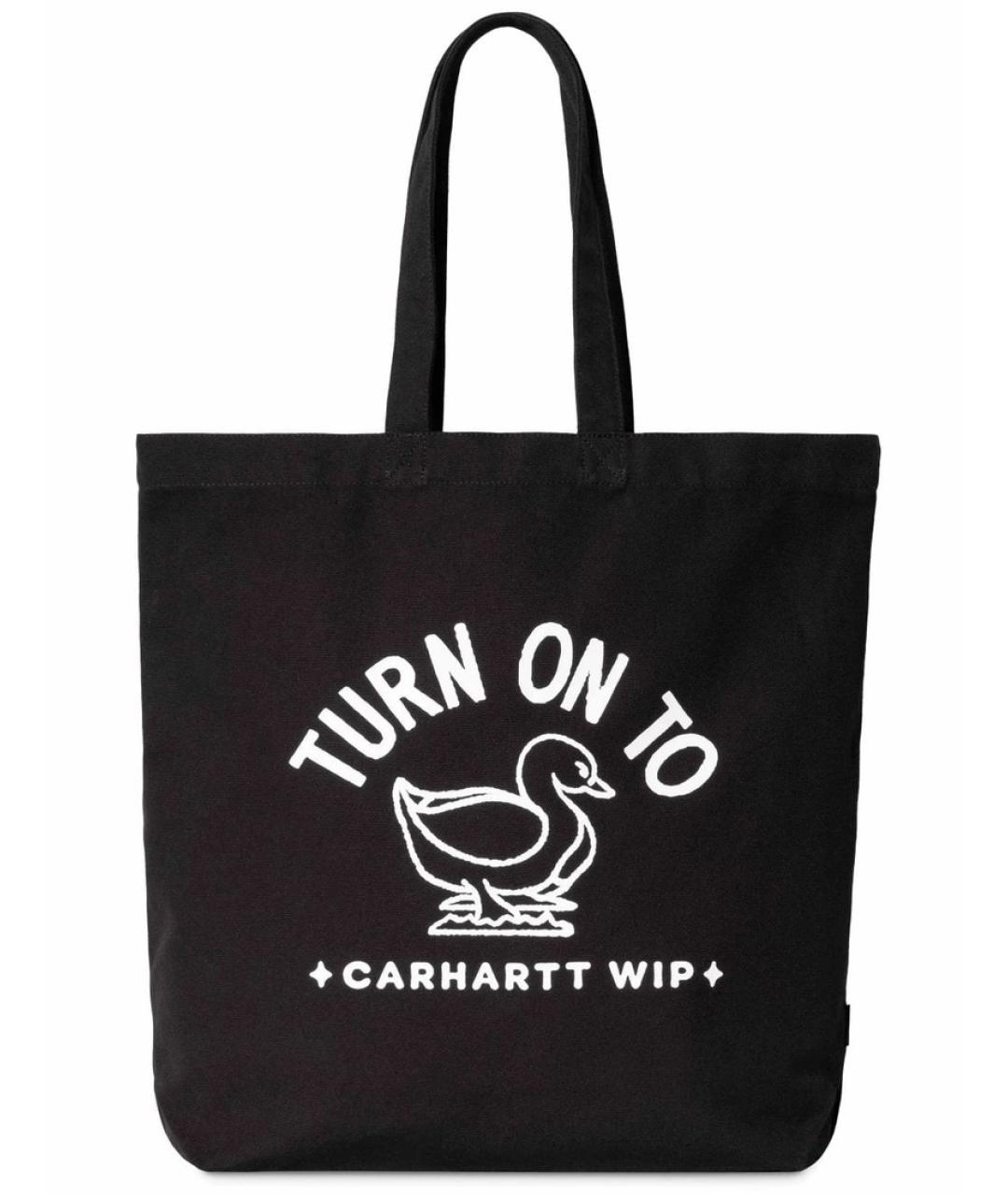 CARHARTT WIP Черная сумка тоут, фото 10