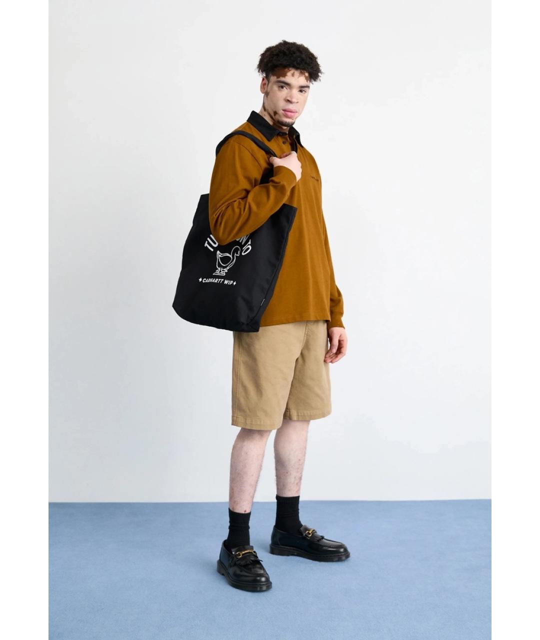 CARHARTT WIP Черная сумка тоут, фото 4