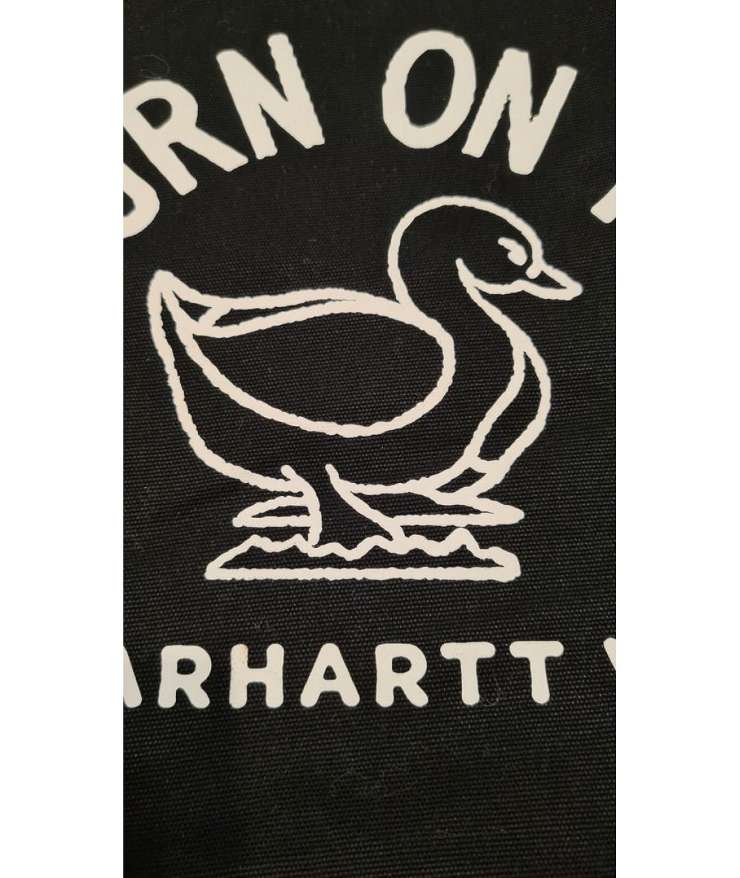CARHARTT WIP Черная сумка тоут, фото 6