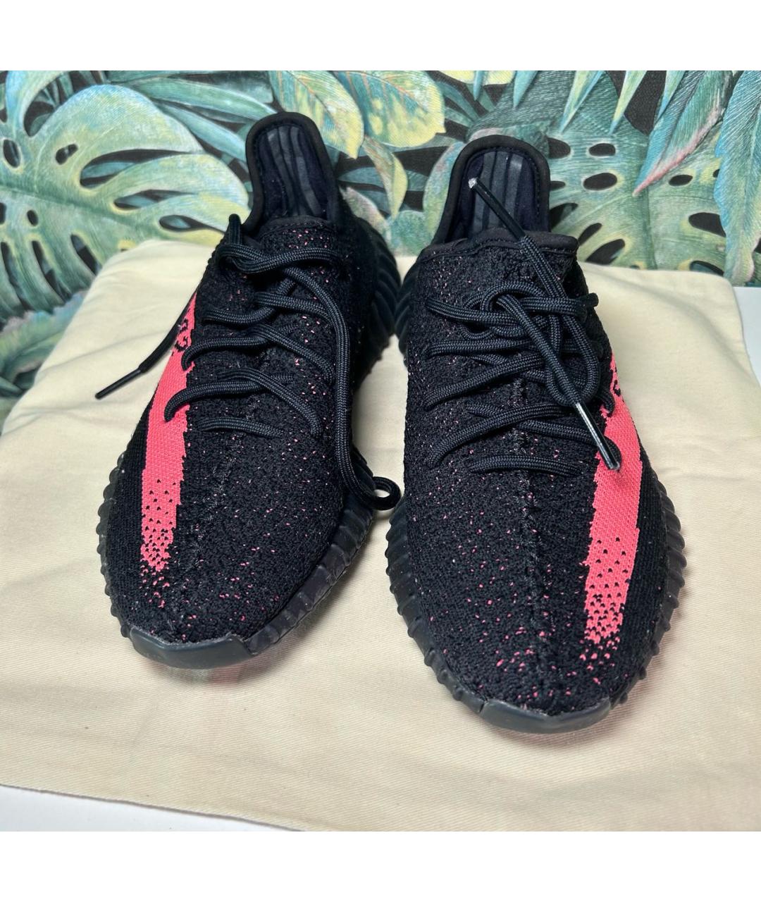 ADIDAS YEEZY Черные текстильные кроссовки, фото 2