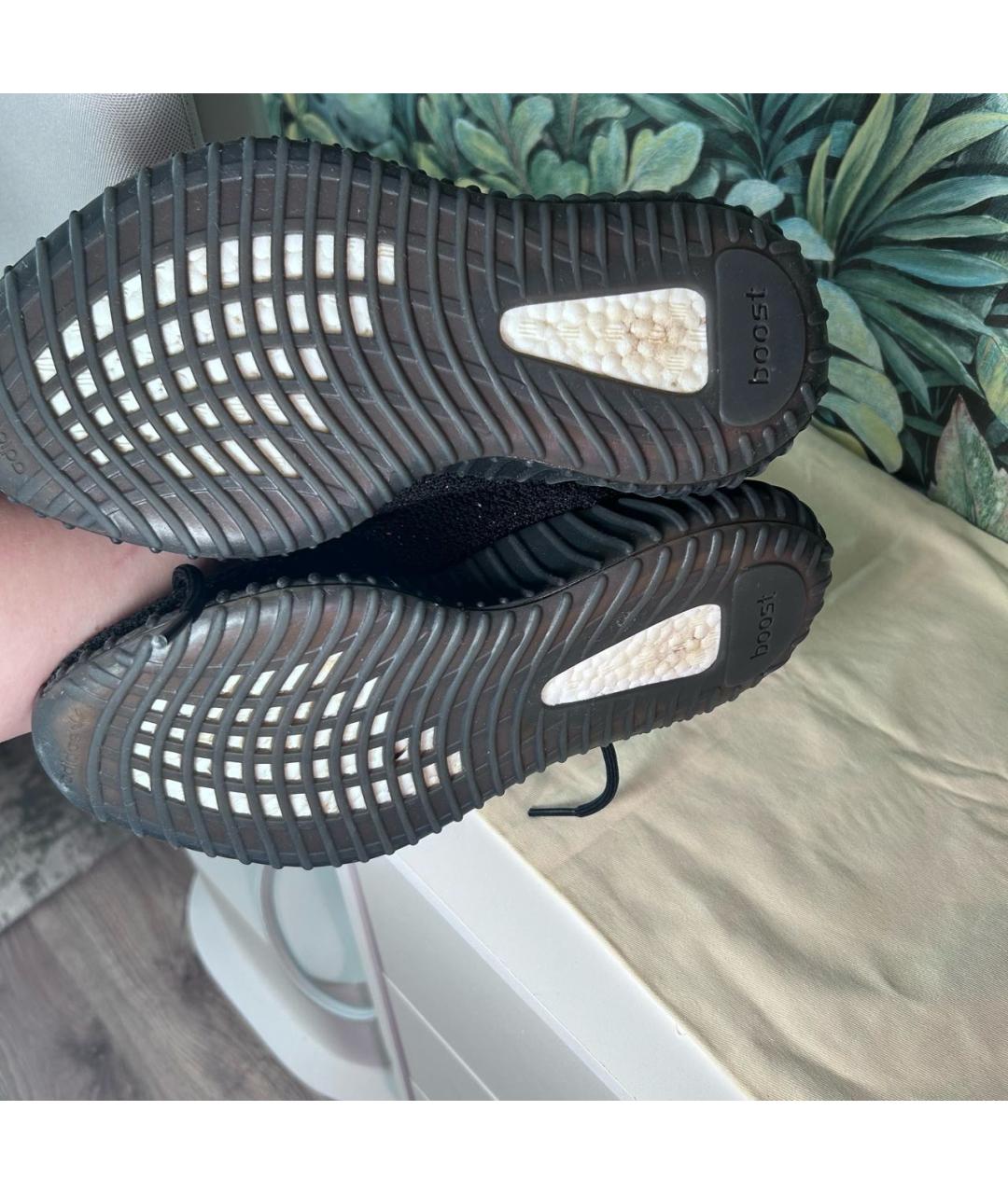 ADIDAS YEEZY Черные текстильные кроссовки, фото 7
