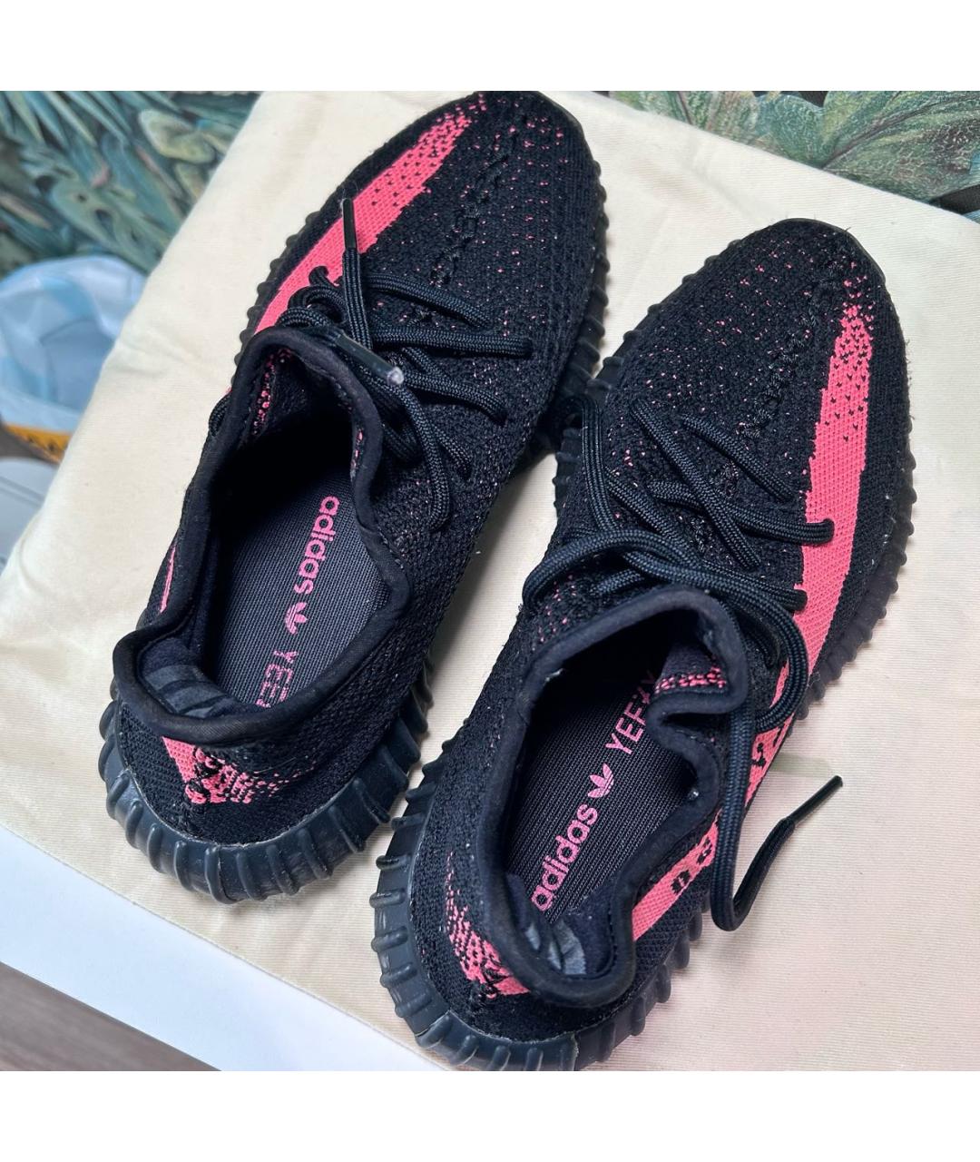 ADIDAS YEEZY Черные текстильные кроссовки, фото 3