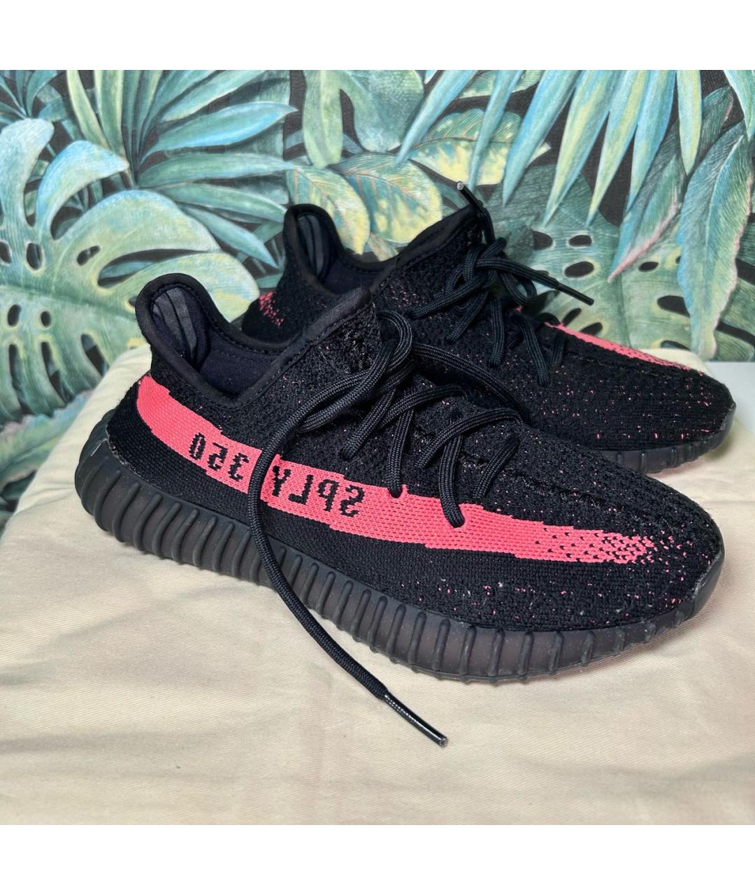 ADIDAS YEEZY Черные текстильные кроссовки, фото 9