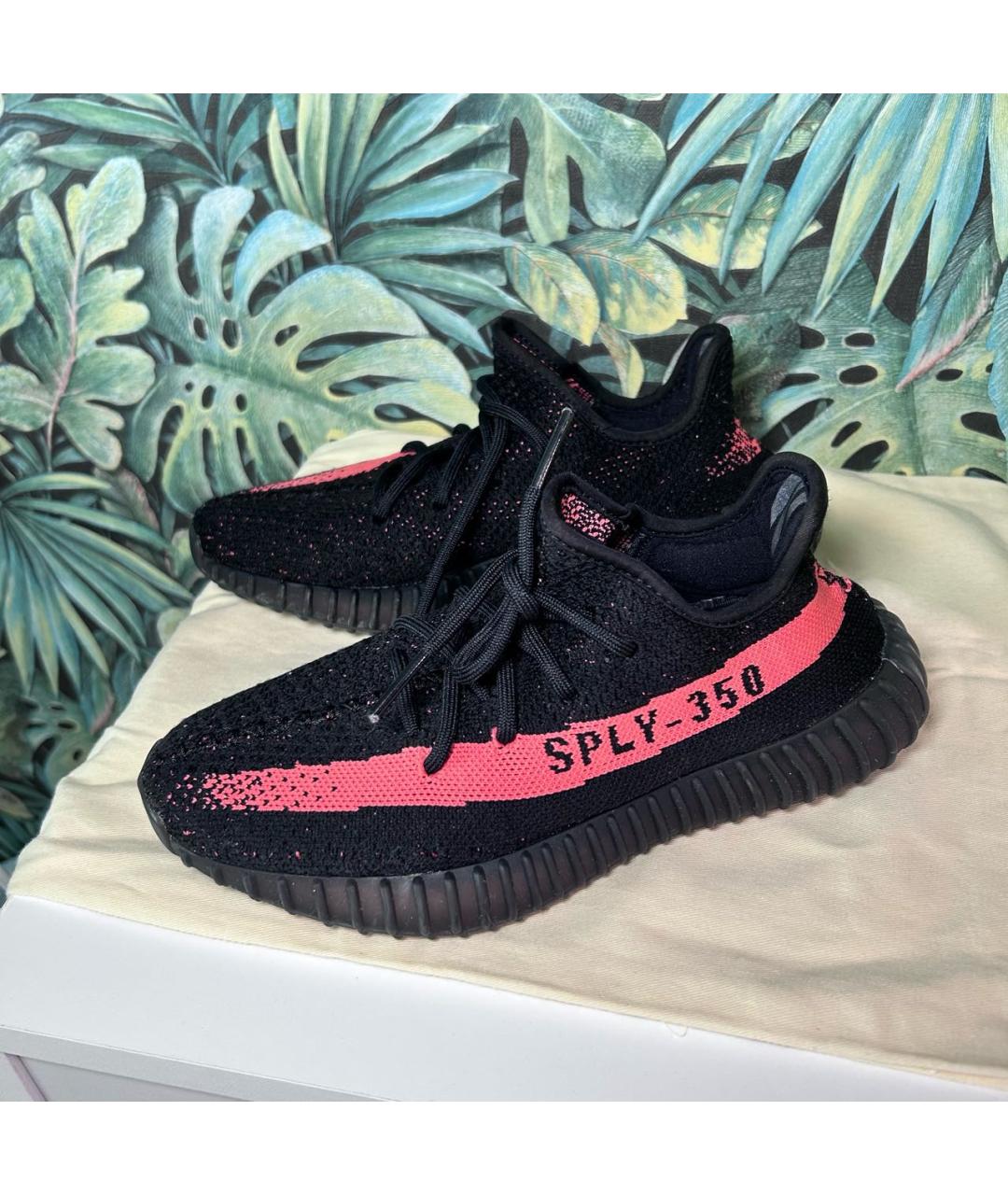 ADIDAS YEEZY Черные текстильные кроссовки, фото 5