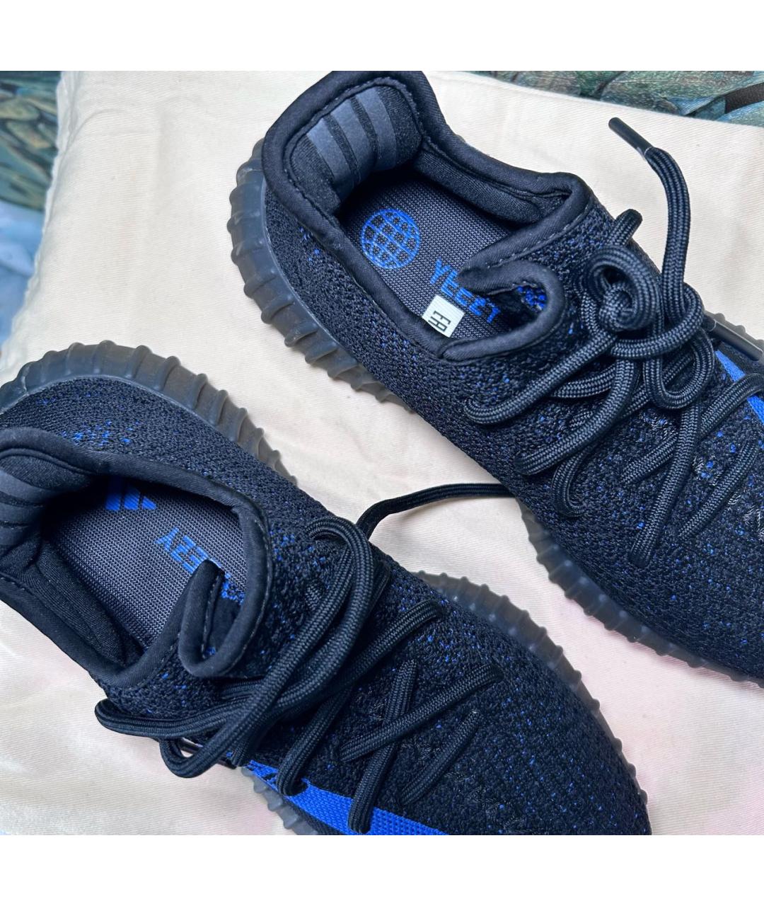 ADIDAS YEEZY Черные текстильные кроссовки, фото 8