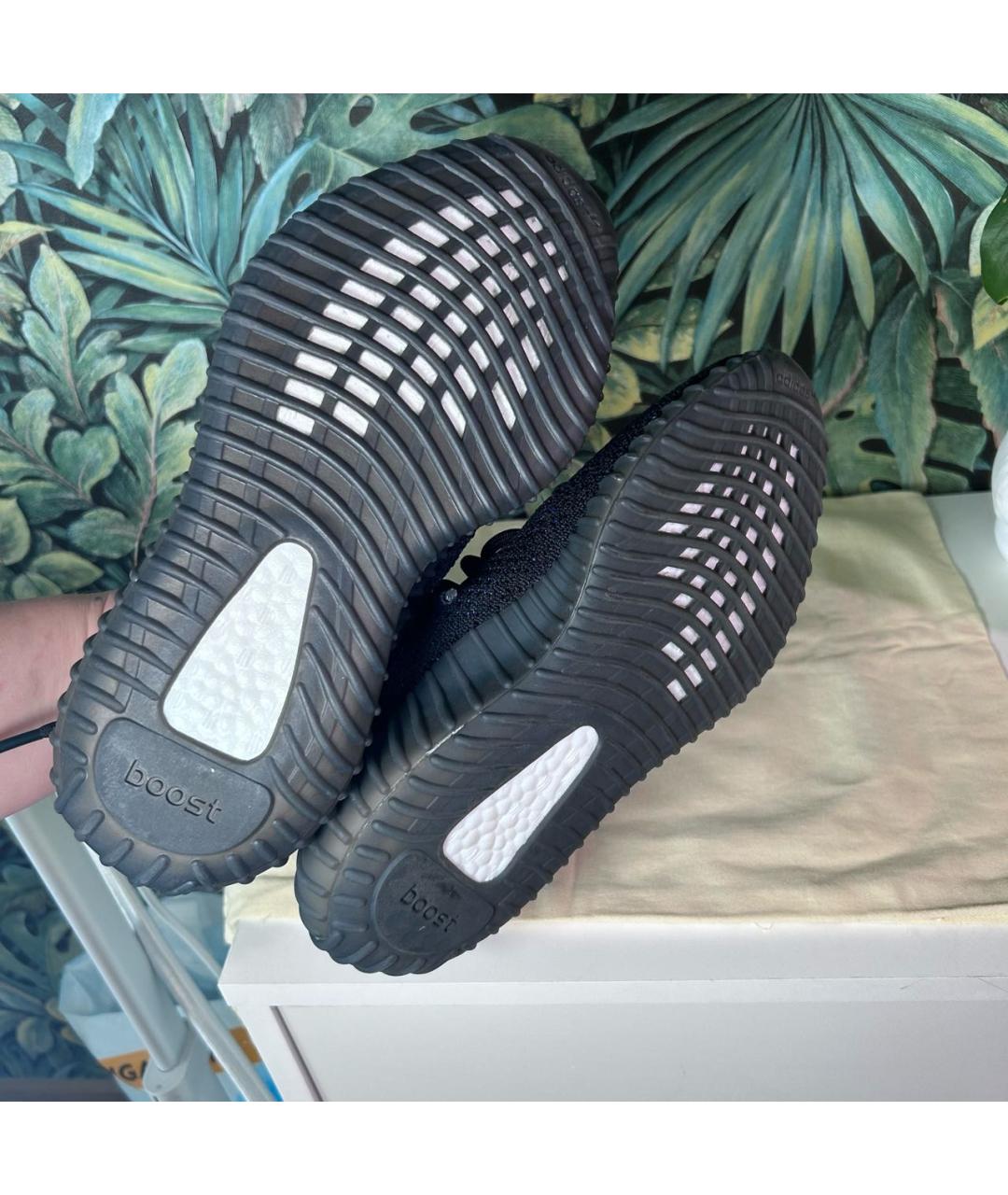ADIDAS YEEZY Черные текстильные кроссовки, фото 6