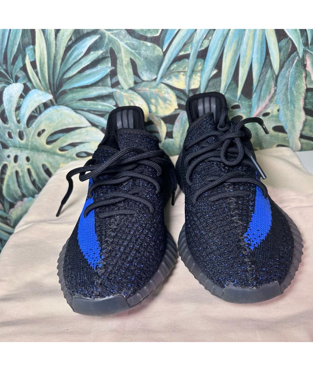 ADIDAS YEEZY Черные текстильные кроссовки, фото 2