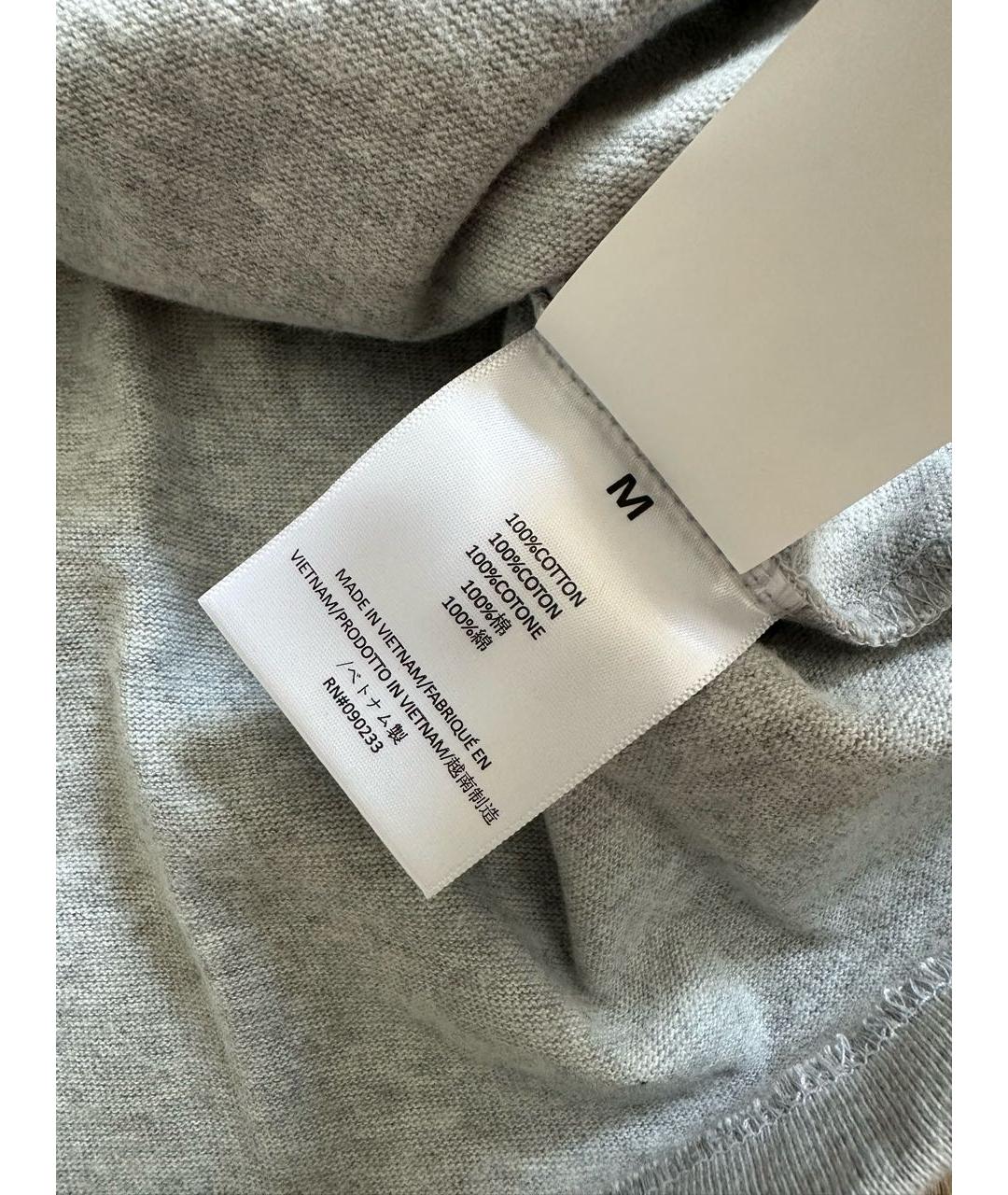 FEAR OF GOD ESSENTIALS Серая хлопковая футболка, фото 5