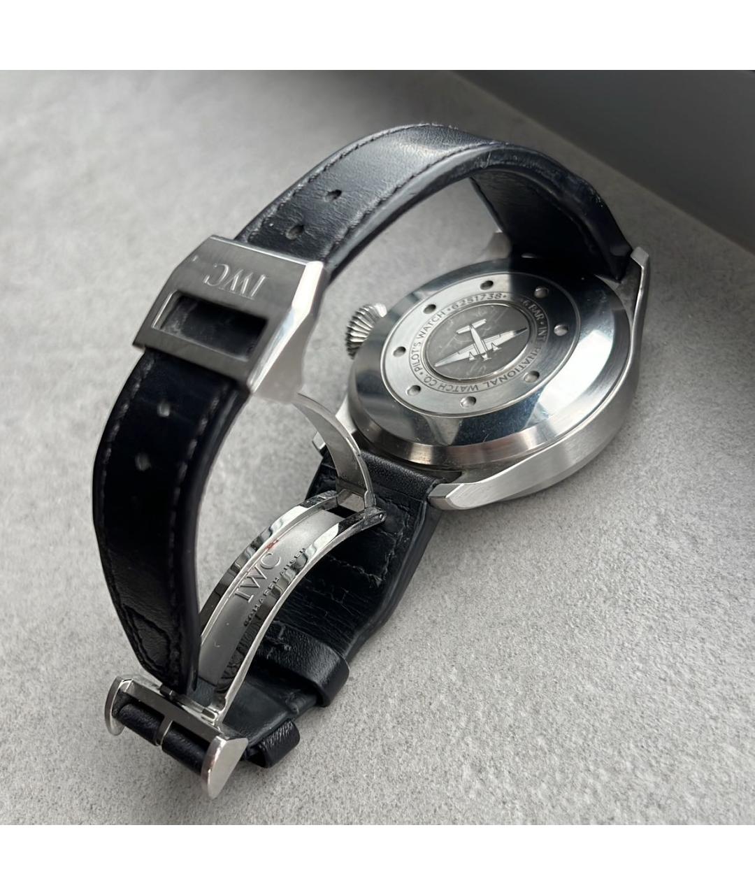 IWC Черные часы, фото 3