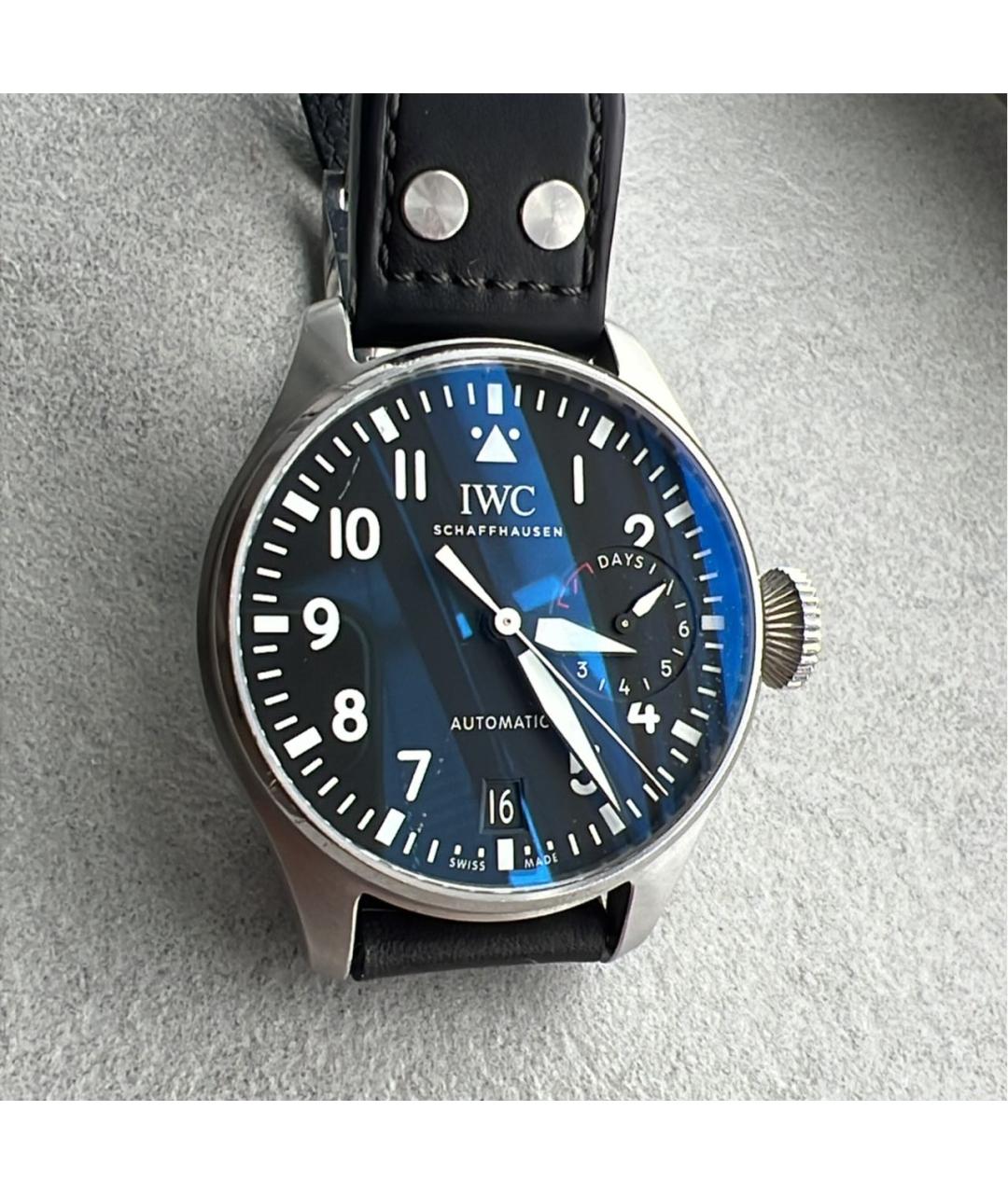 IWC Черные часы, фото 2