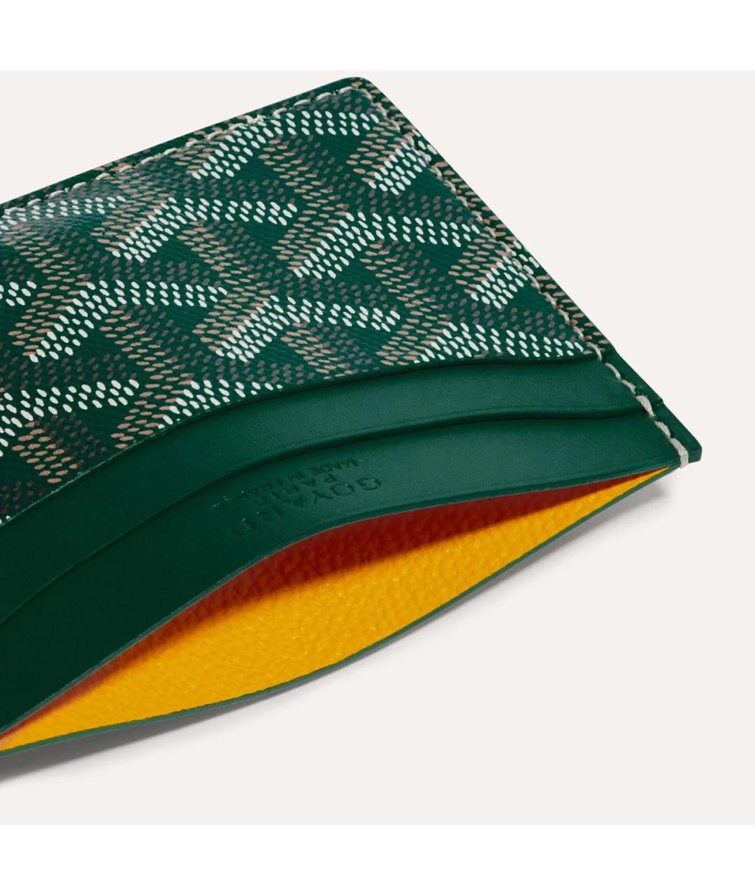 GOYARD Зеленый кардхолдер, фото 2