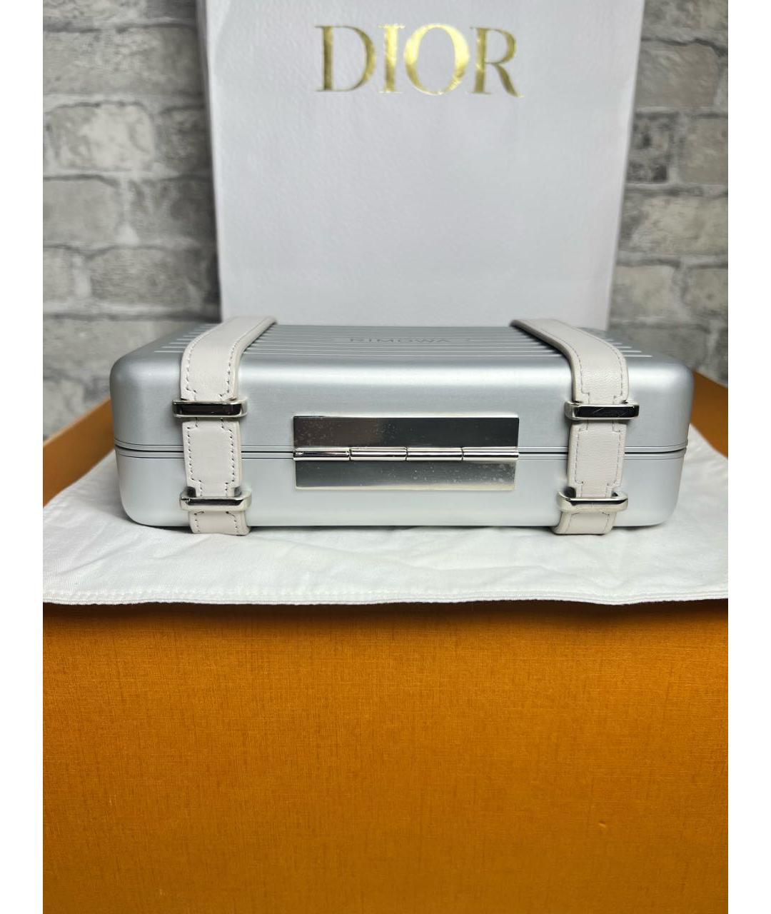 CHRISTIAN DIOR Серебряная сумка на плечо, фото 6