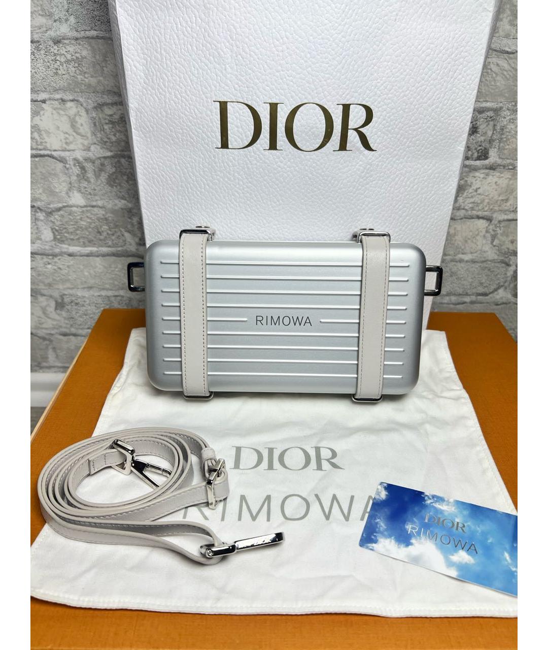 CHRISTIAN DIOR Серебряная сумка на плечо, фото 4