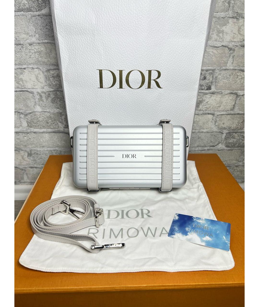CHRISTIAN DIOR Серебряная сумка на плечо, фото 9