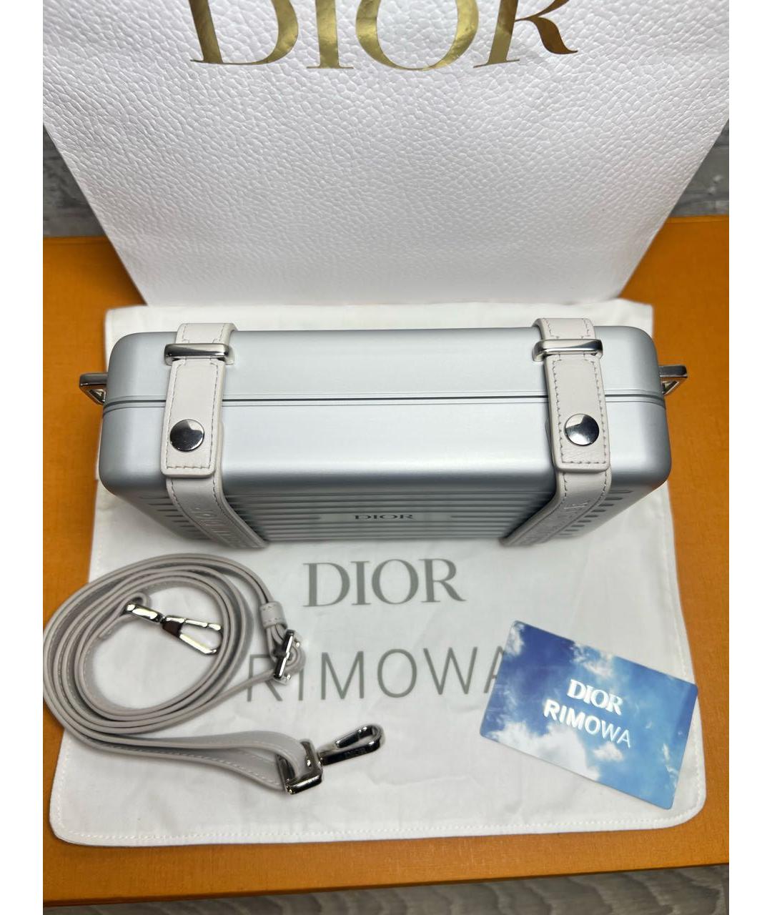 CHRISTIAN DIOR Серебряная сумка на плечо, фото 3