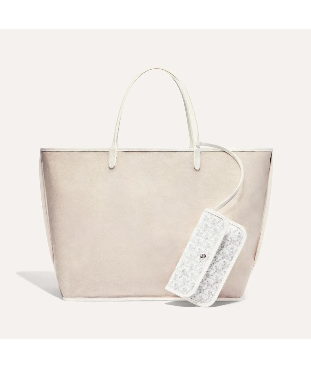 GOYARD Белая сумка тоут, фото 3