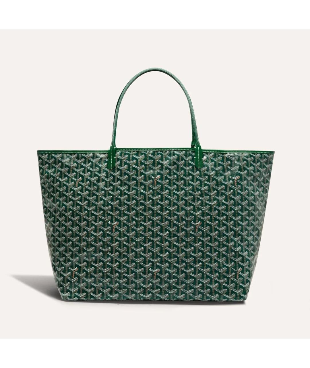 GOYARD Зеленая сумка тоут, фото 2