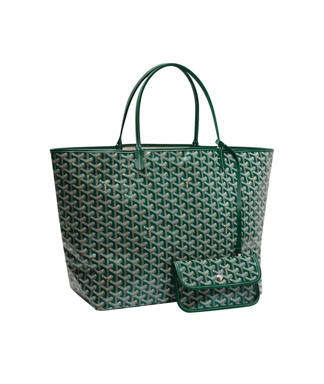 GOYARD Зеленая сумка тоут, фото 1