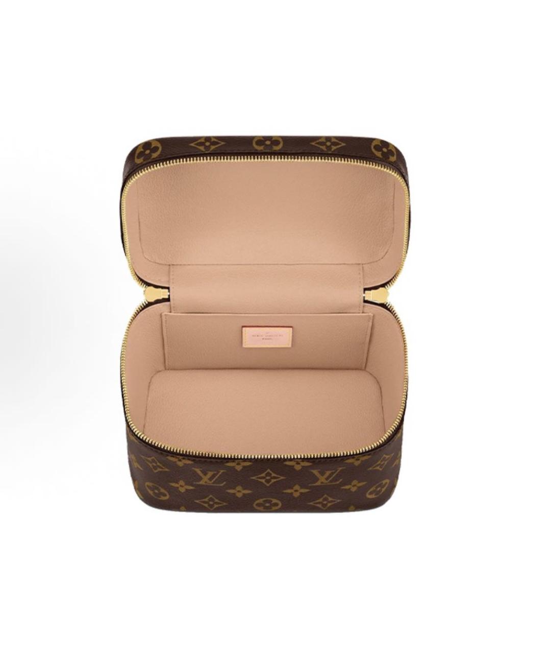 LOUIS VUITTON Коричневая сумка с короткими ручками, фото 4