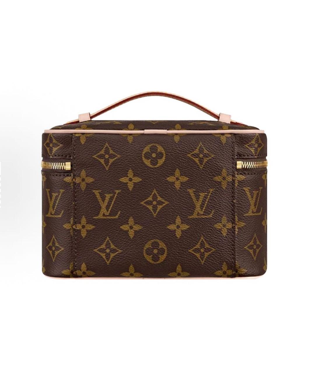 LOUIS VUITTON Коричневая сумка с короткими ручками, фото 2