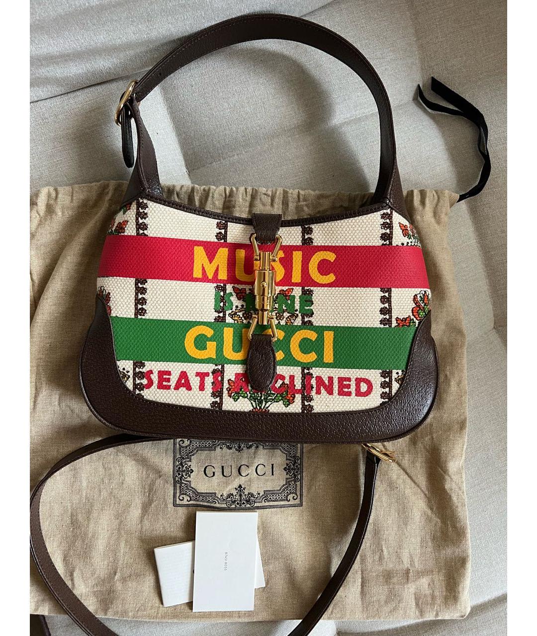 GUCCI Бежевая сумка через плечо, фото 2