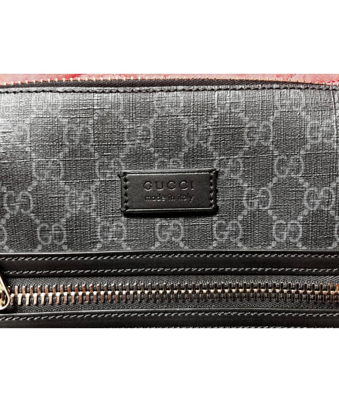 GUCCI Черная тканевая сумка на плечо, фото 3