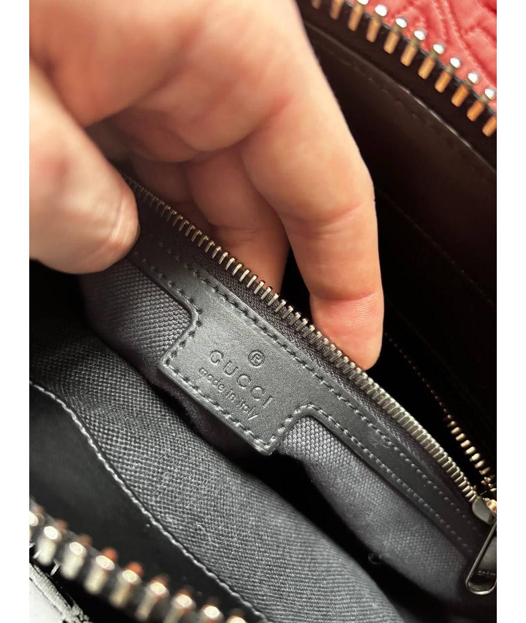 GUCCI Черная тканевая сумка на плечо, фото 6