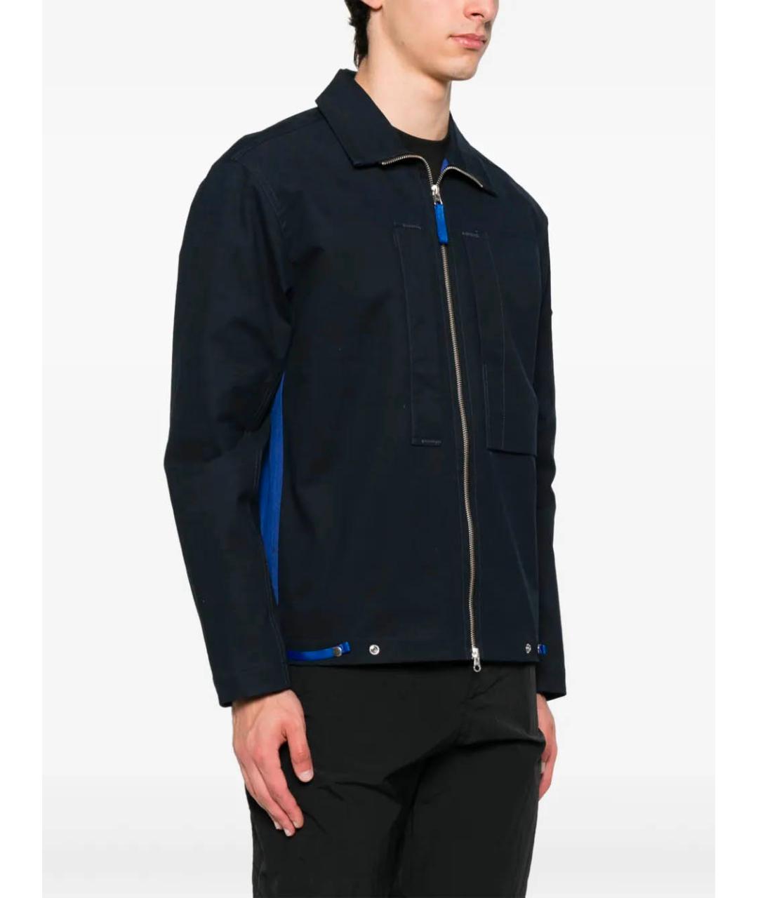 STONE ISLAND Темно-синяя куртка, фото 3
