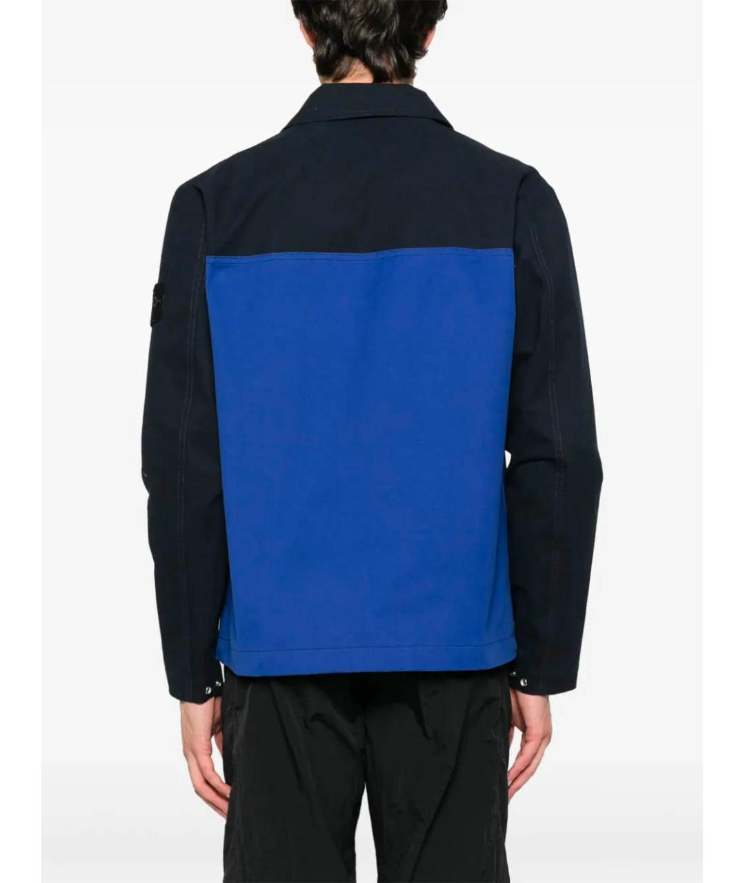 STONE ISLAND Темно-синяя куртка, фото 4