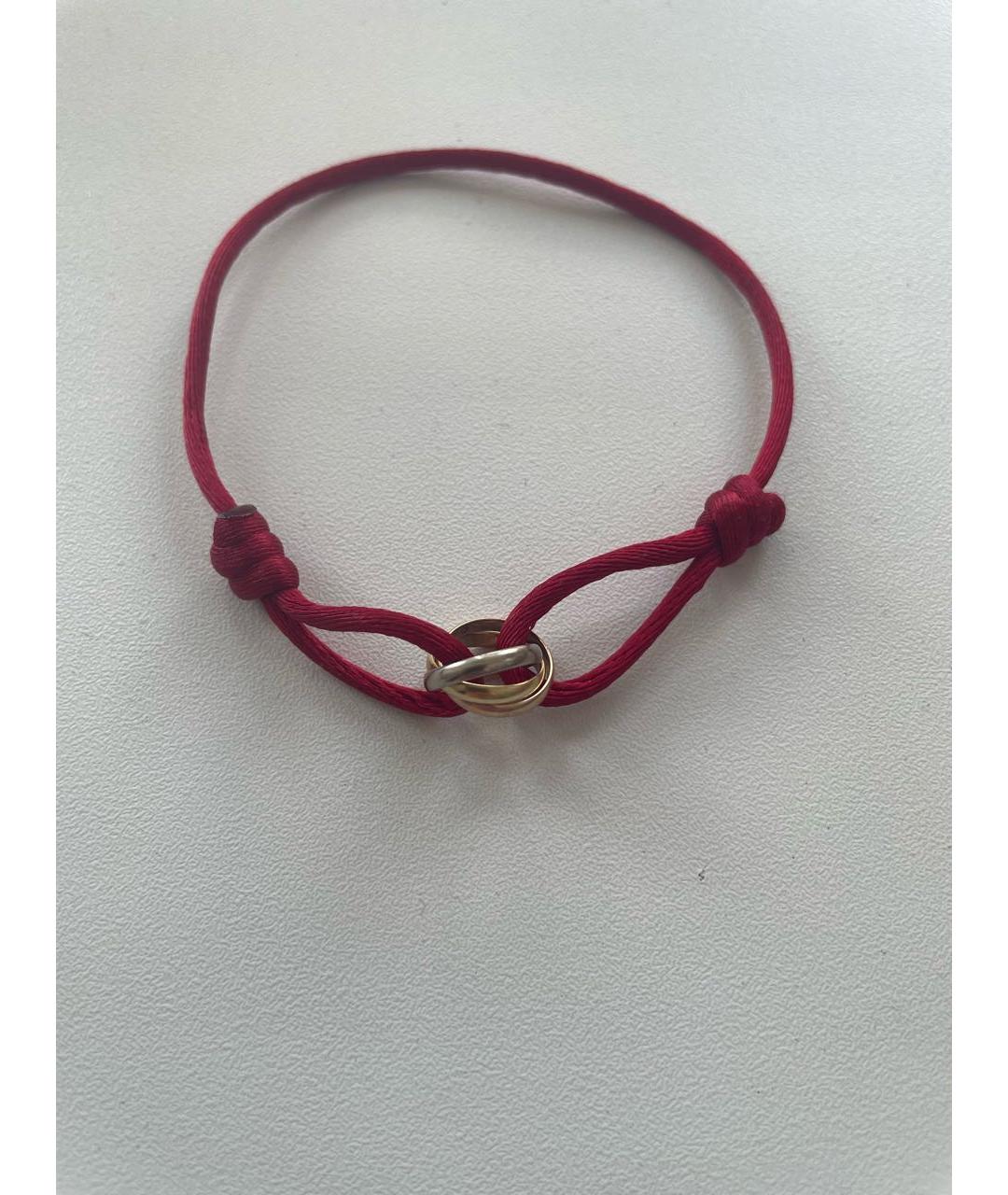CARTIER Бордовый браслет из желтого золота, фото 2