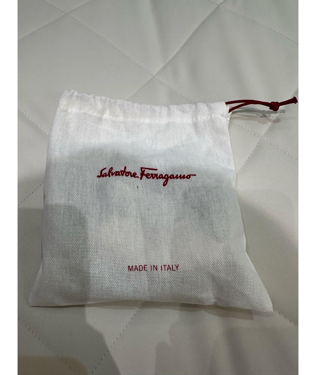 FERRAGAMO Темно-синий кожаный ремень, фото 3