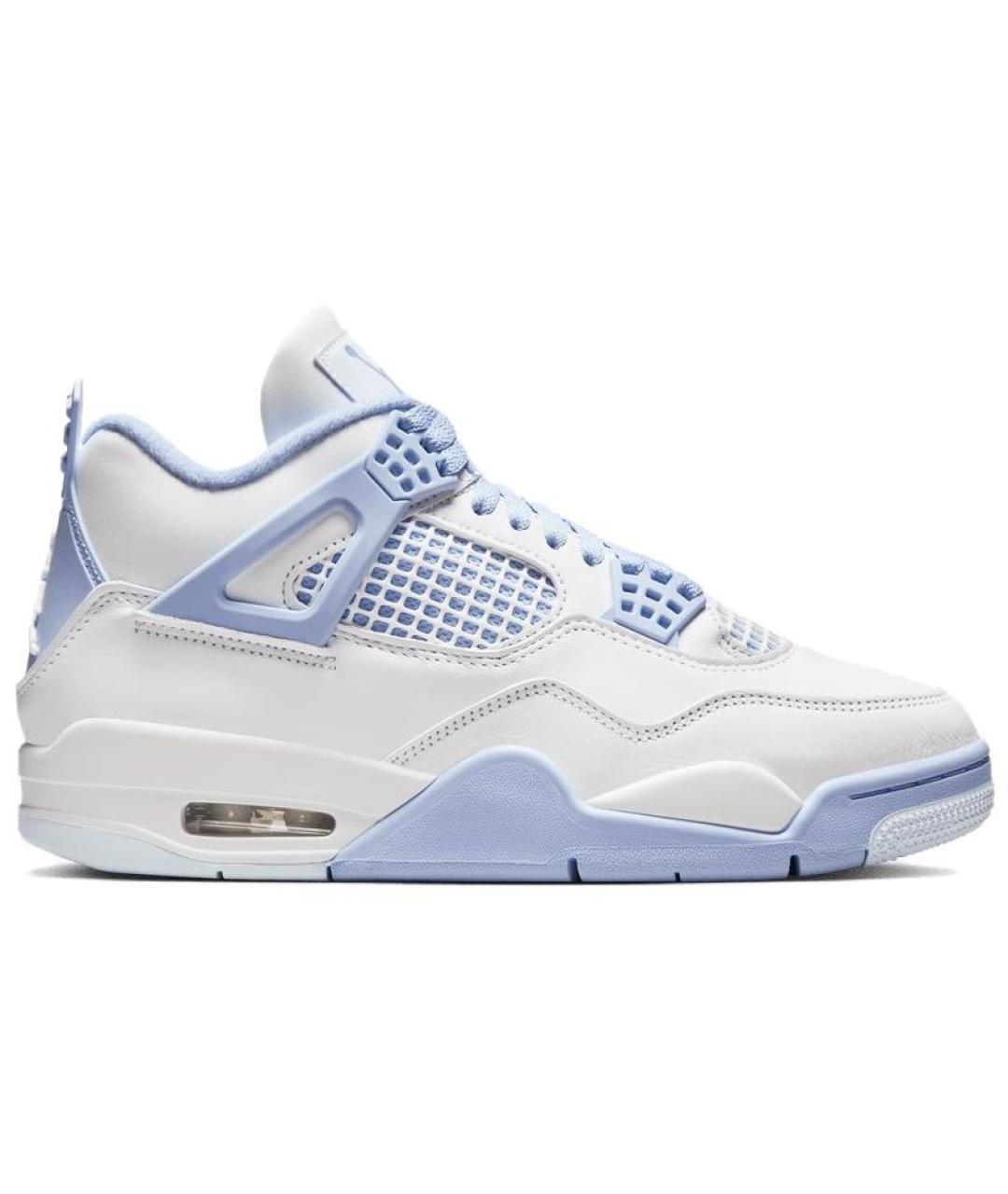 JORDAN Белые кожаные кроссовки, фото 1