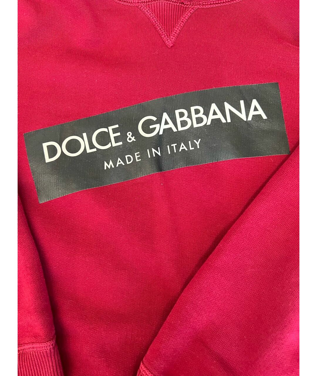 DOLCE&GABBANA Бордовый хлопковый комплект, фото 4