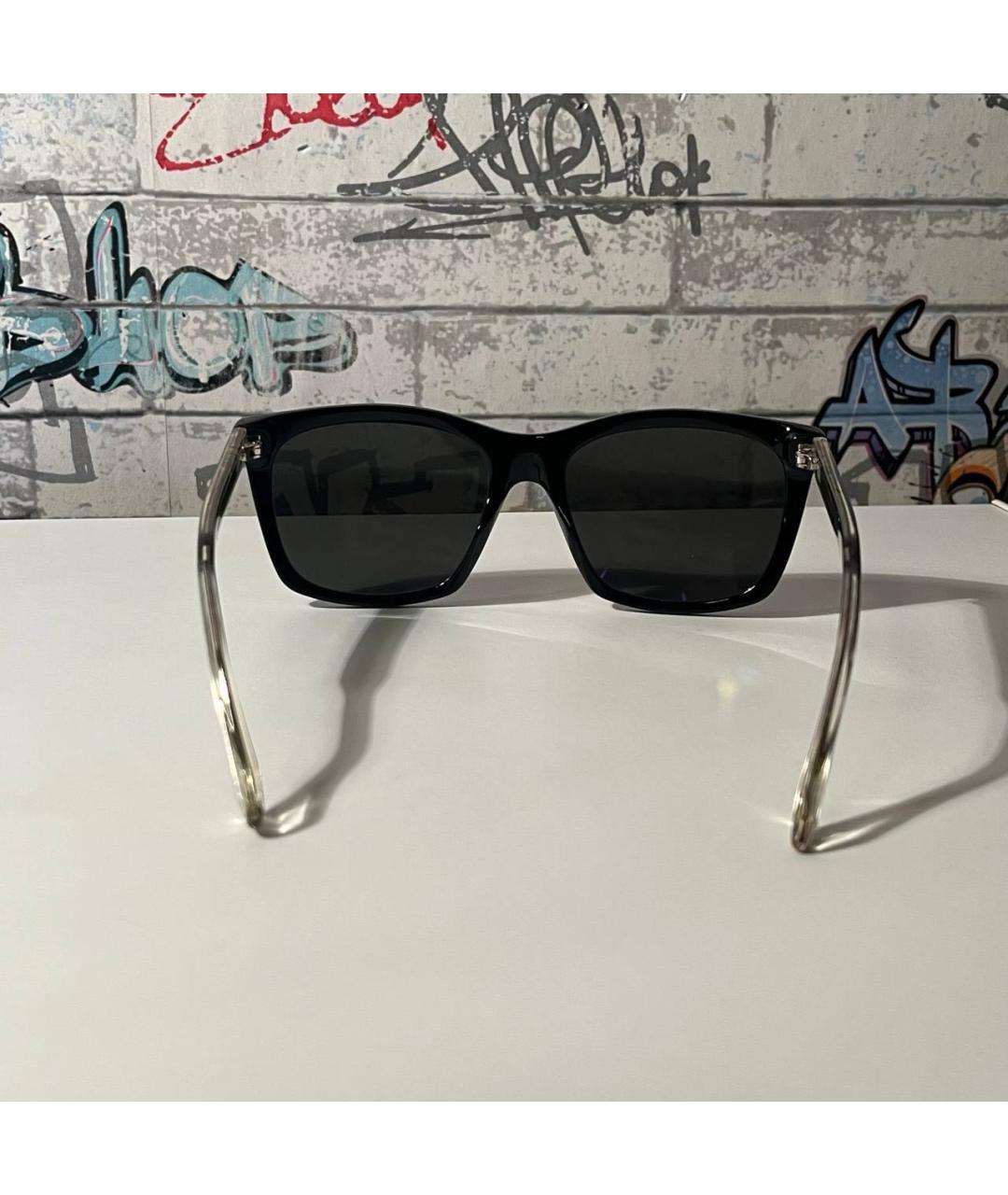 GUCCI Черные пластиковые солнцезащитные очки, фото 2