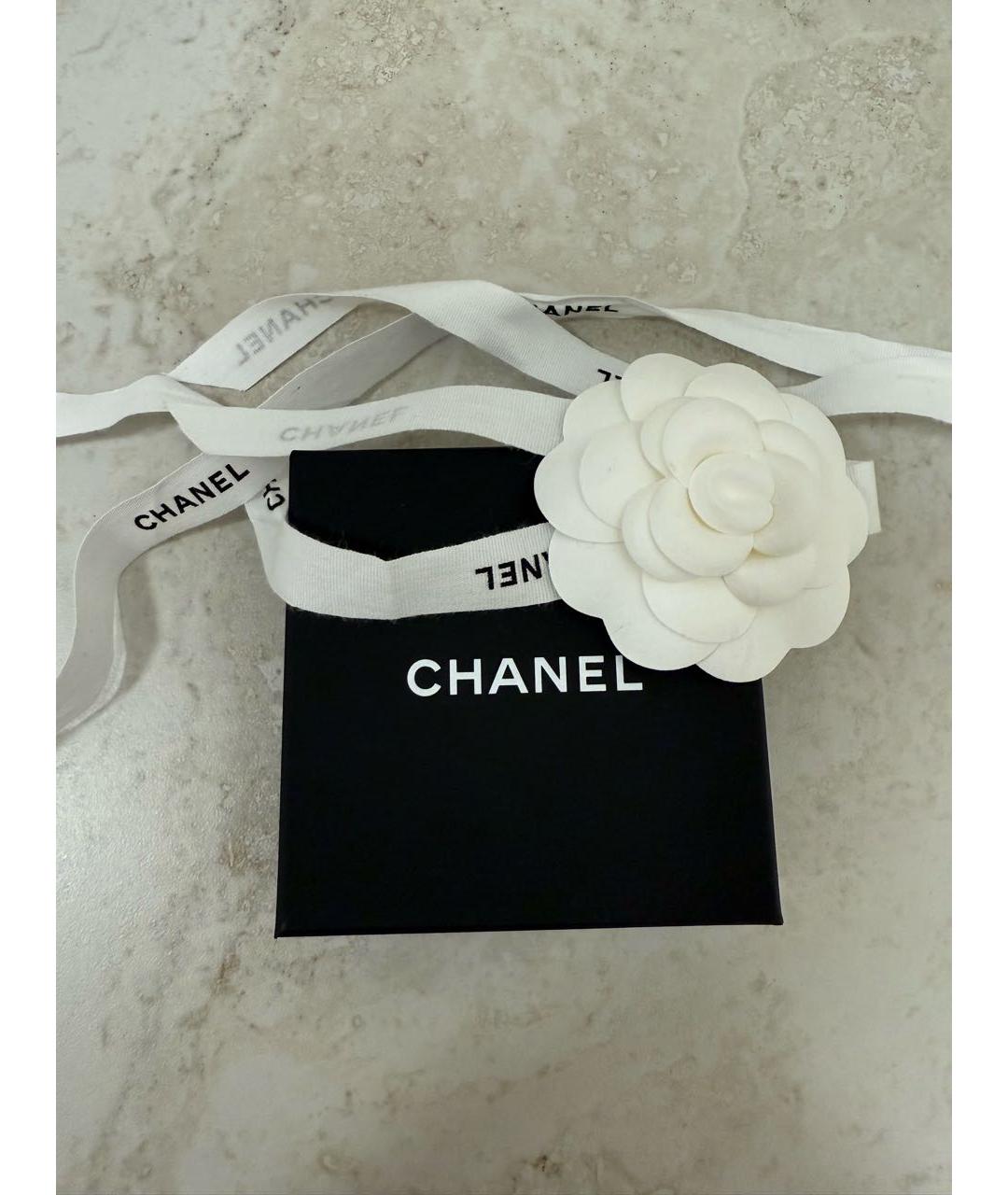 CHANEL Черные металлические серьги, фото 5