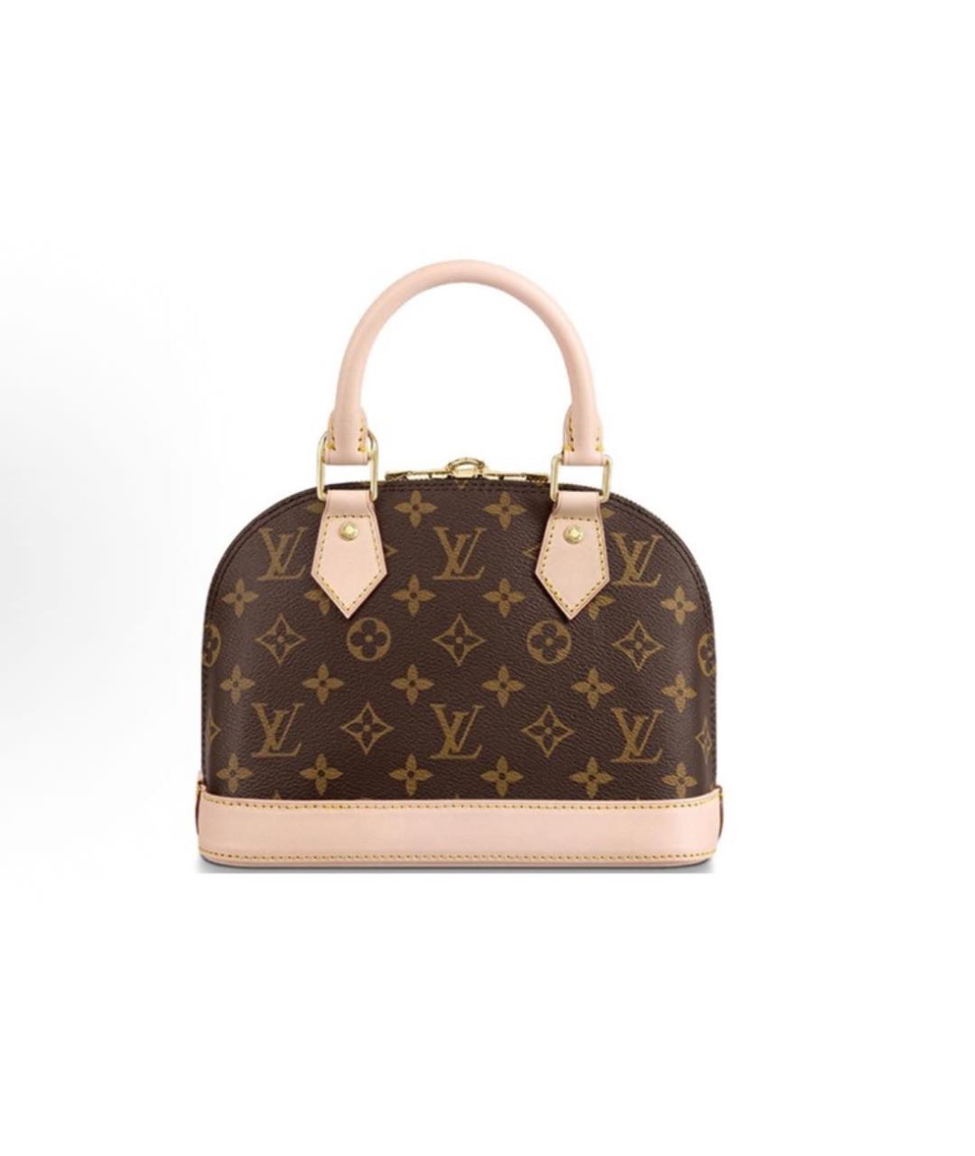 LOUIS VUITTON Коричневая сумка с короткими ручками, фото 3