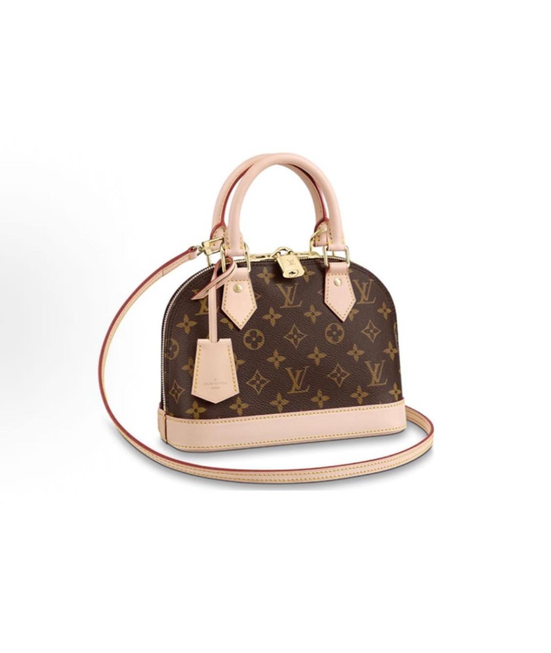 LOUIS VUITTON Коричневая сумка с короткими ручками, фото 5