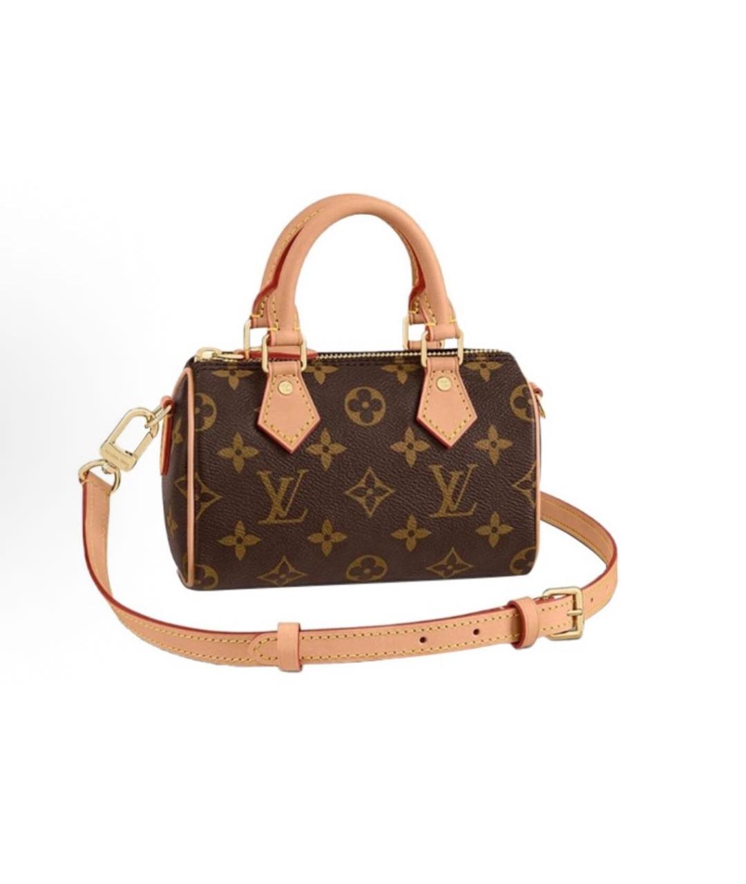LOUIS VUITTON Коричневая сумка с короткими ручками, фото 5