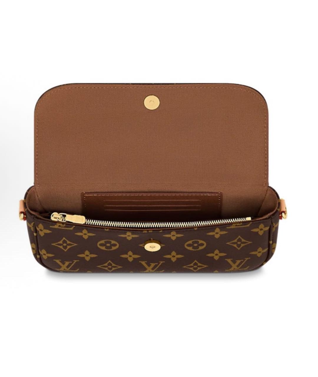 LOUIS VUITTON Коричневая сумка с короткими ручками, фото 4